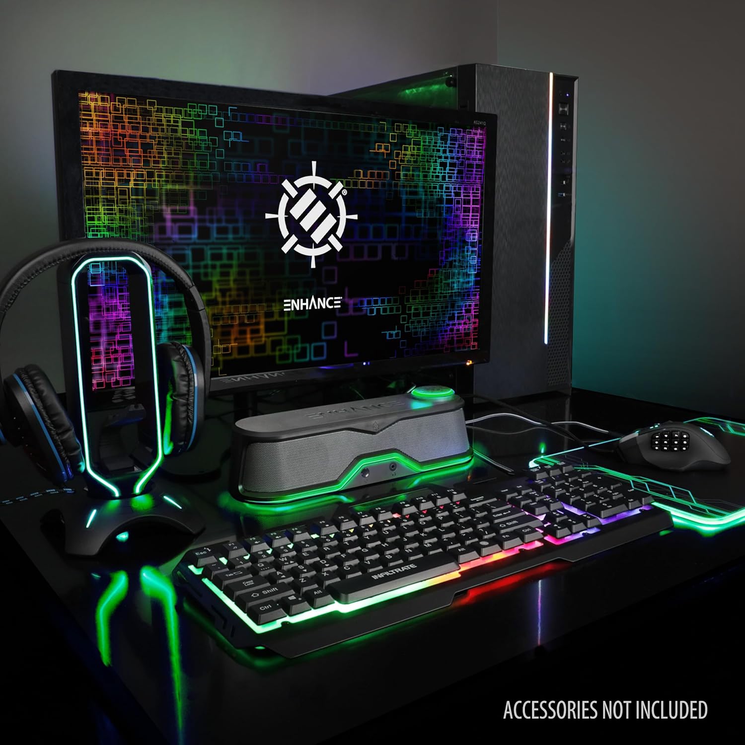 ENHANCE SB1 USB PC Soundbar with 10W Peak