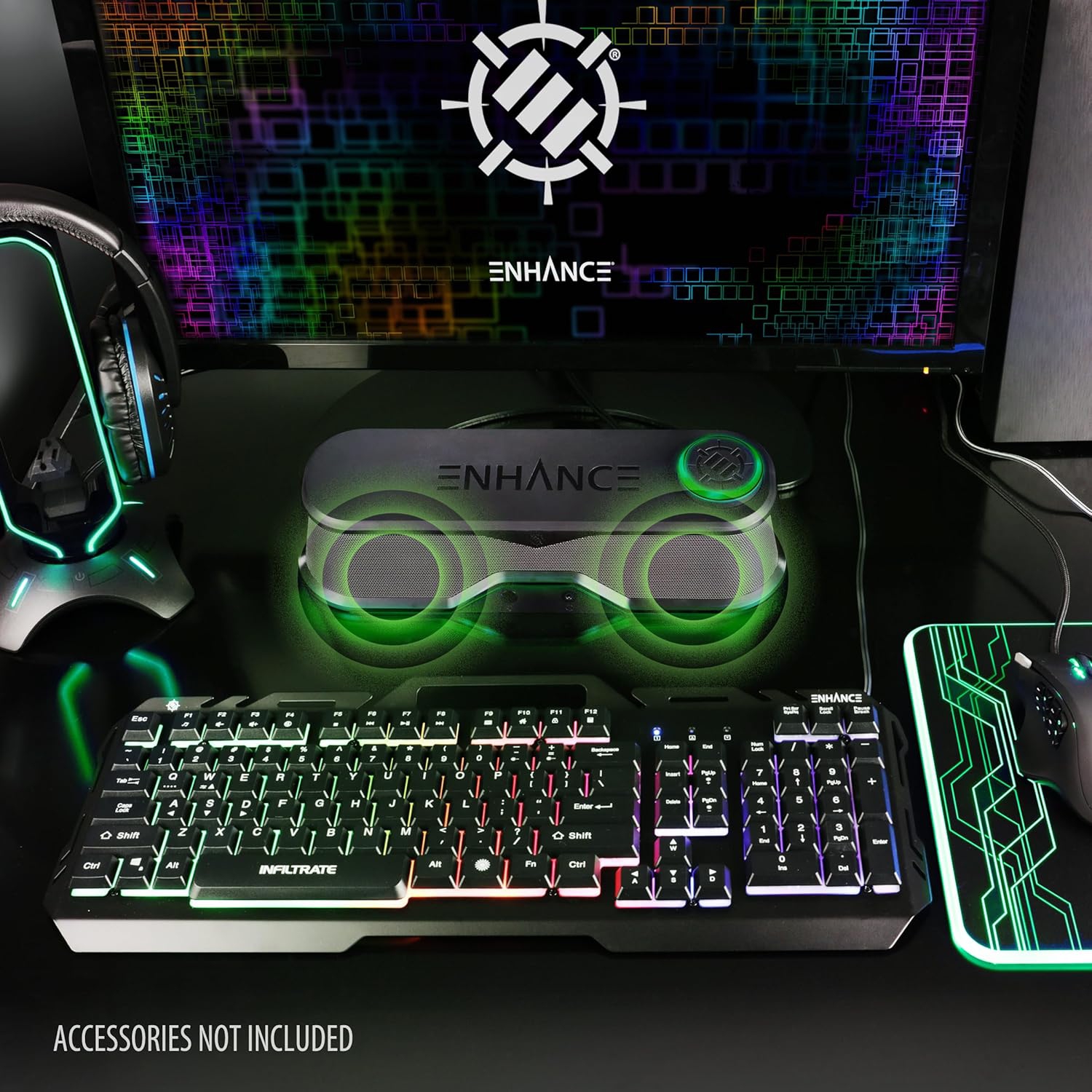 ENHANCE SB1 USB PC Soundbar with 10W Peak