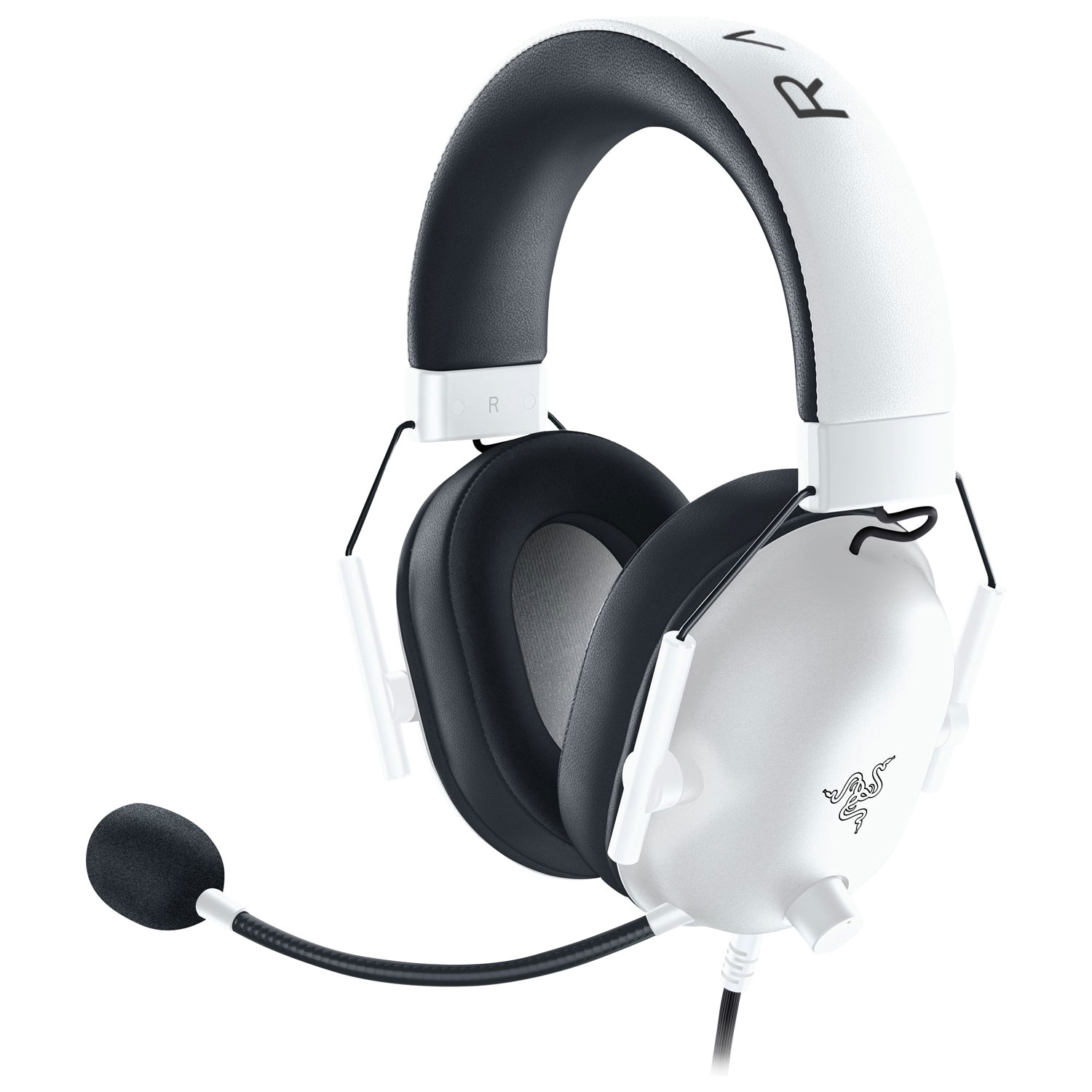 Casque de jeu BlackShark V2 X de Razer pour PS5 - Blanc