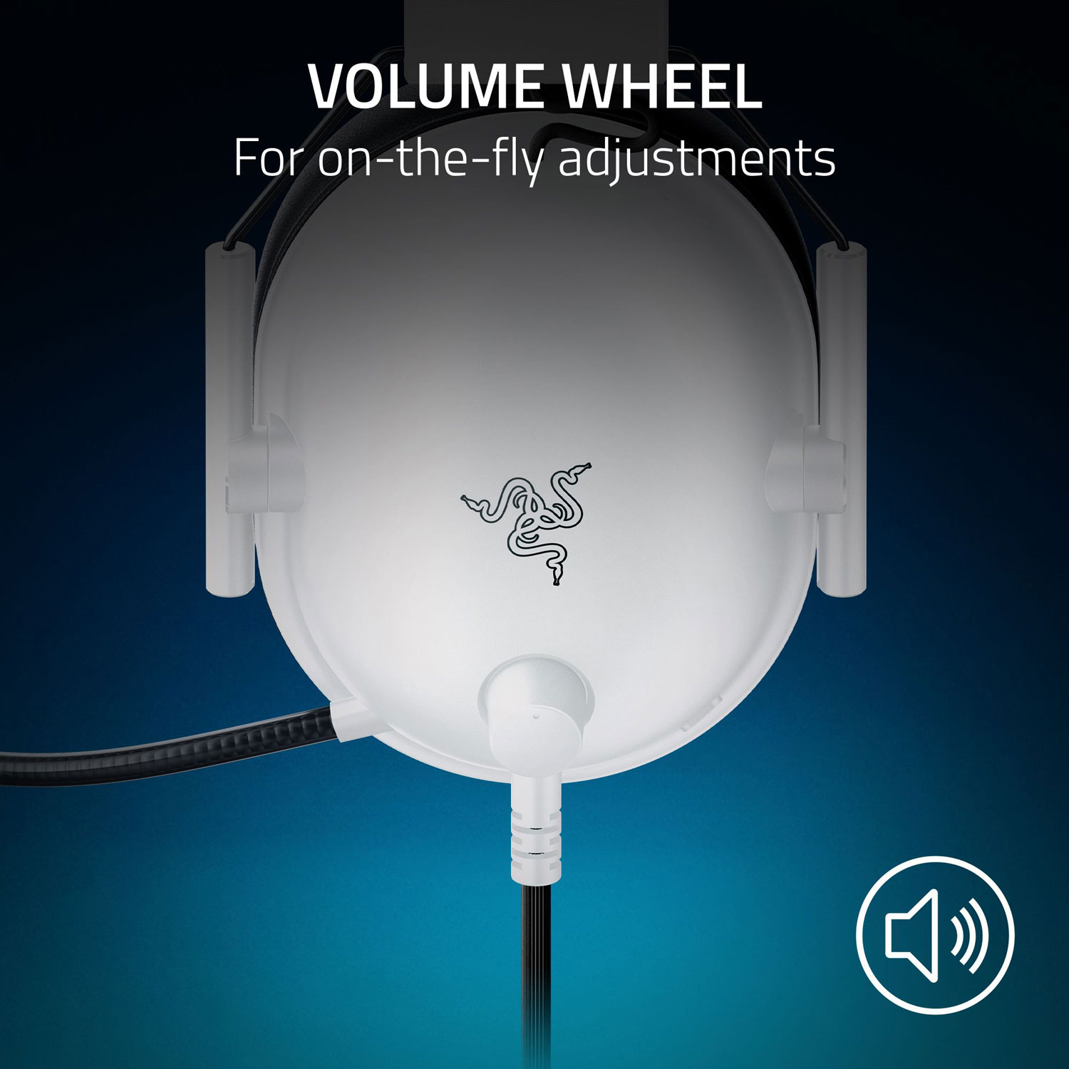 Casque de jeu BlackShark V2 X de Razer pour PS5 - Blanc