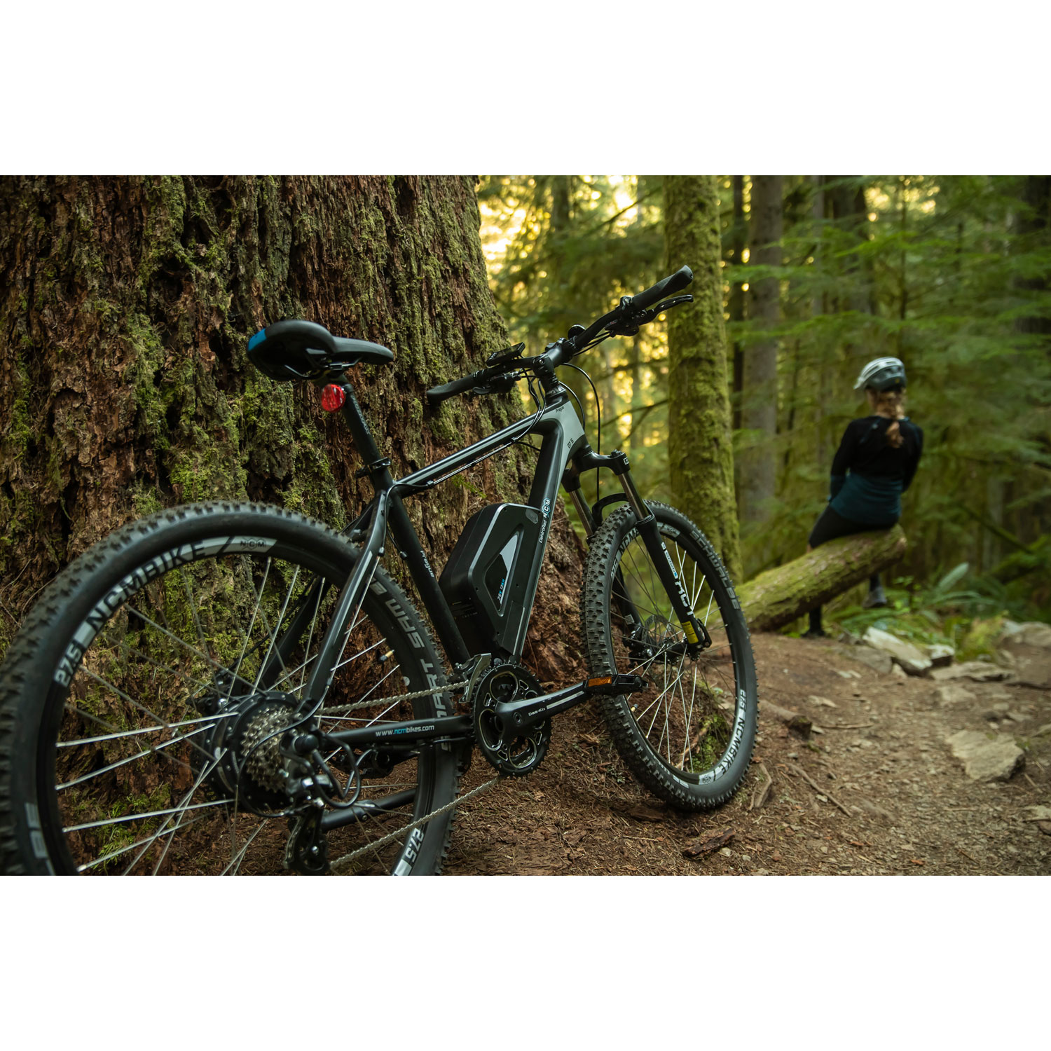 Vélo électrique tout-terrain Prague de NCM - Noir mat