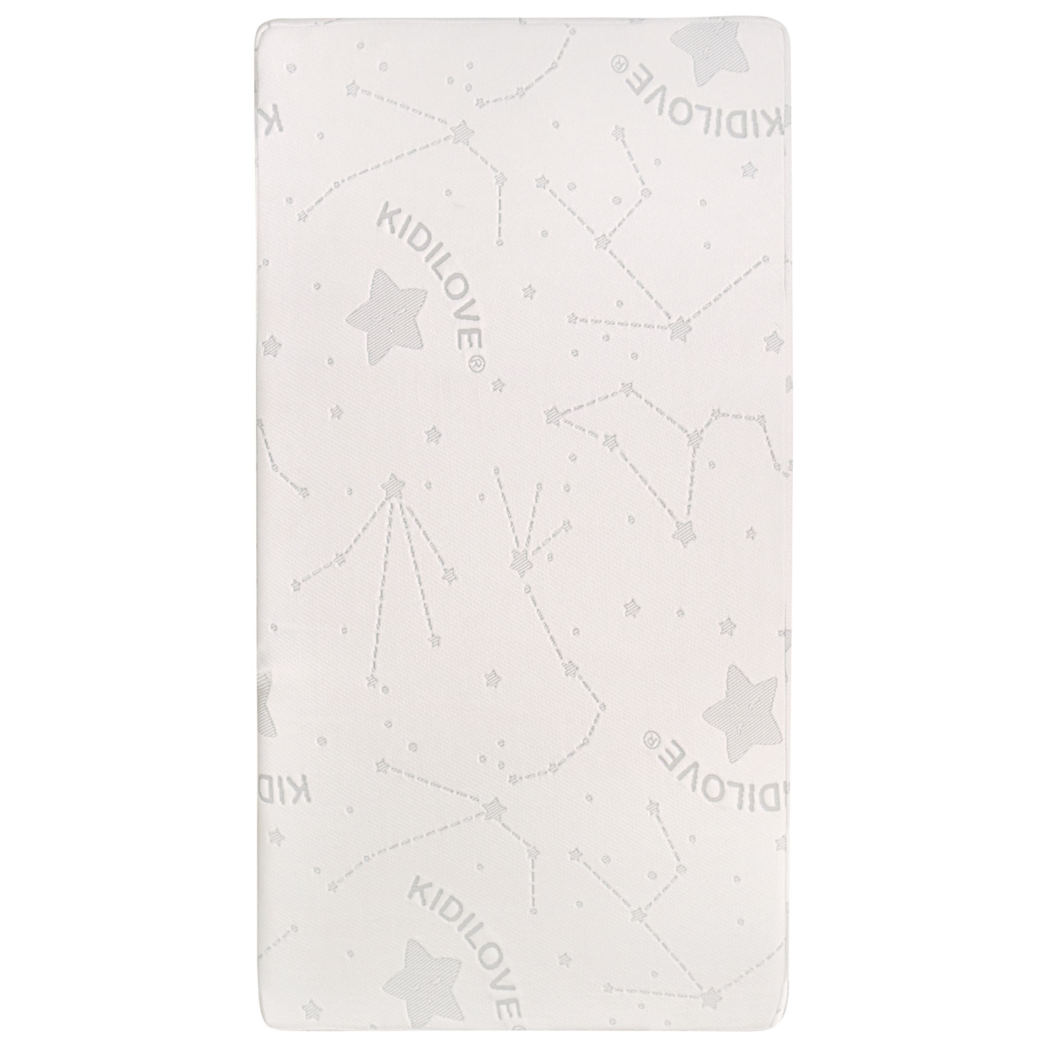 Dream On Me Kidilove Comfort Water Resistant Cotton Crib Mattress - Star Print