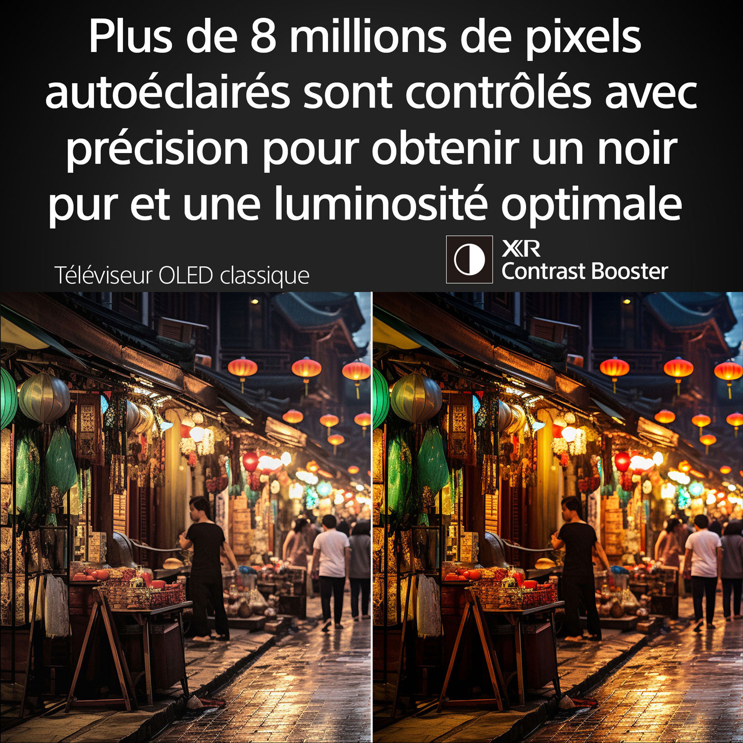 Téléviseur intelligent Google HDR QD-DELO UHD 4K de 55 po BRAVIA 8 II série XR80M2 de Sony - 2025