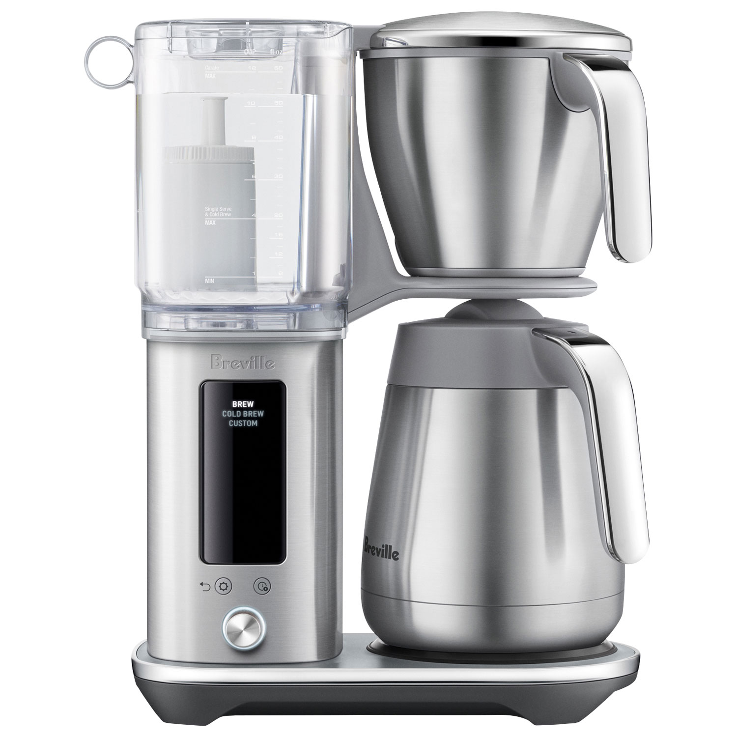 Cafetière de luxe isotherme de Breville - 12 tasses - Acier inoxydable brossé