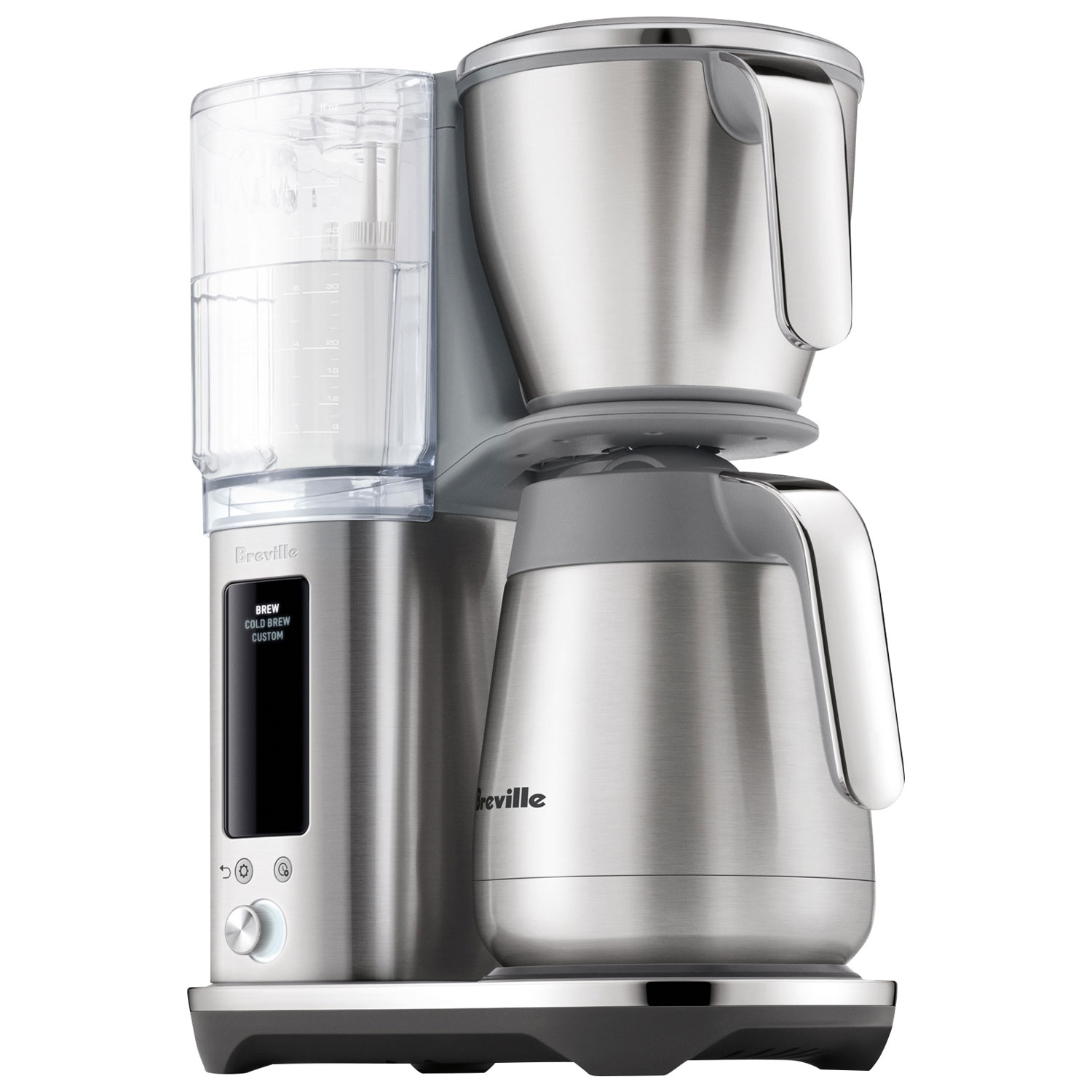 Cafetière de luxe isotherme de Breville - 12 tasses - Acier inoxydable brossé