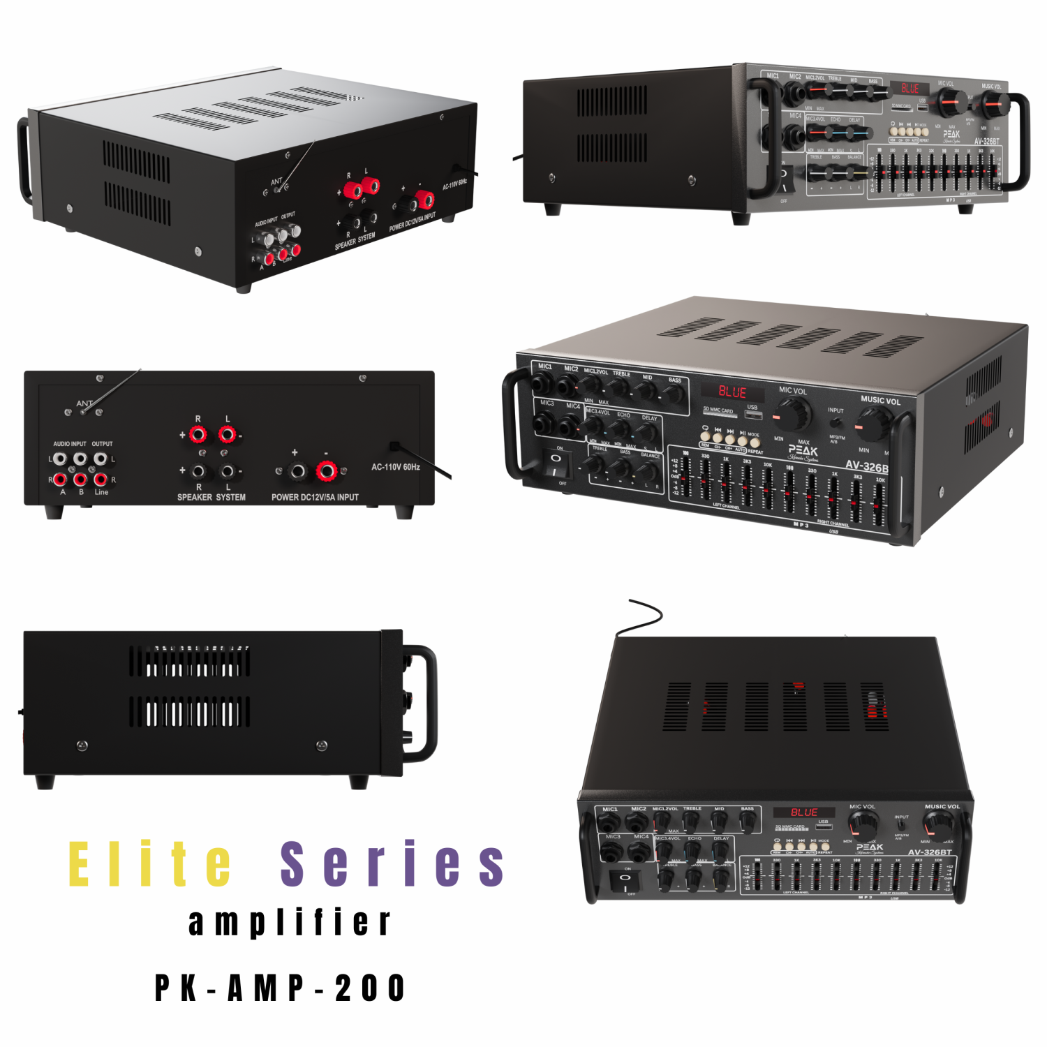 Système de karaoké STAGE I ELITE PRO+ de PEAK Karaoke - 1200&nbsp;W