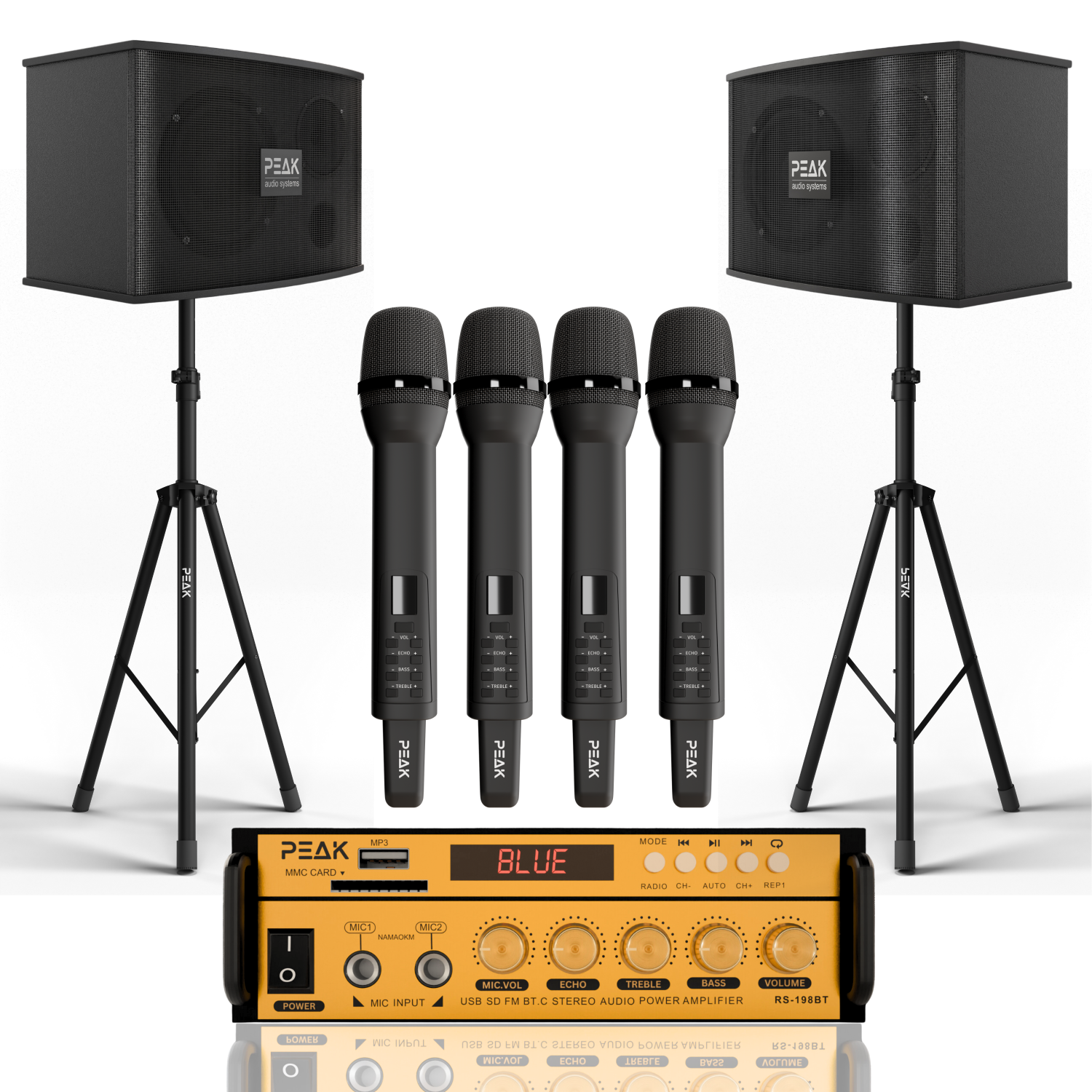 PEAK Karaoke GOLD PRO+ STAGE I Karaoke System - 600W