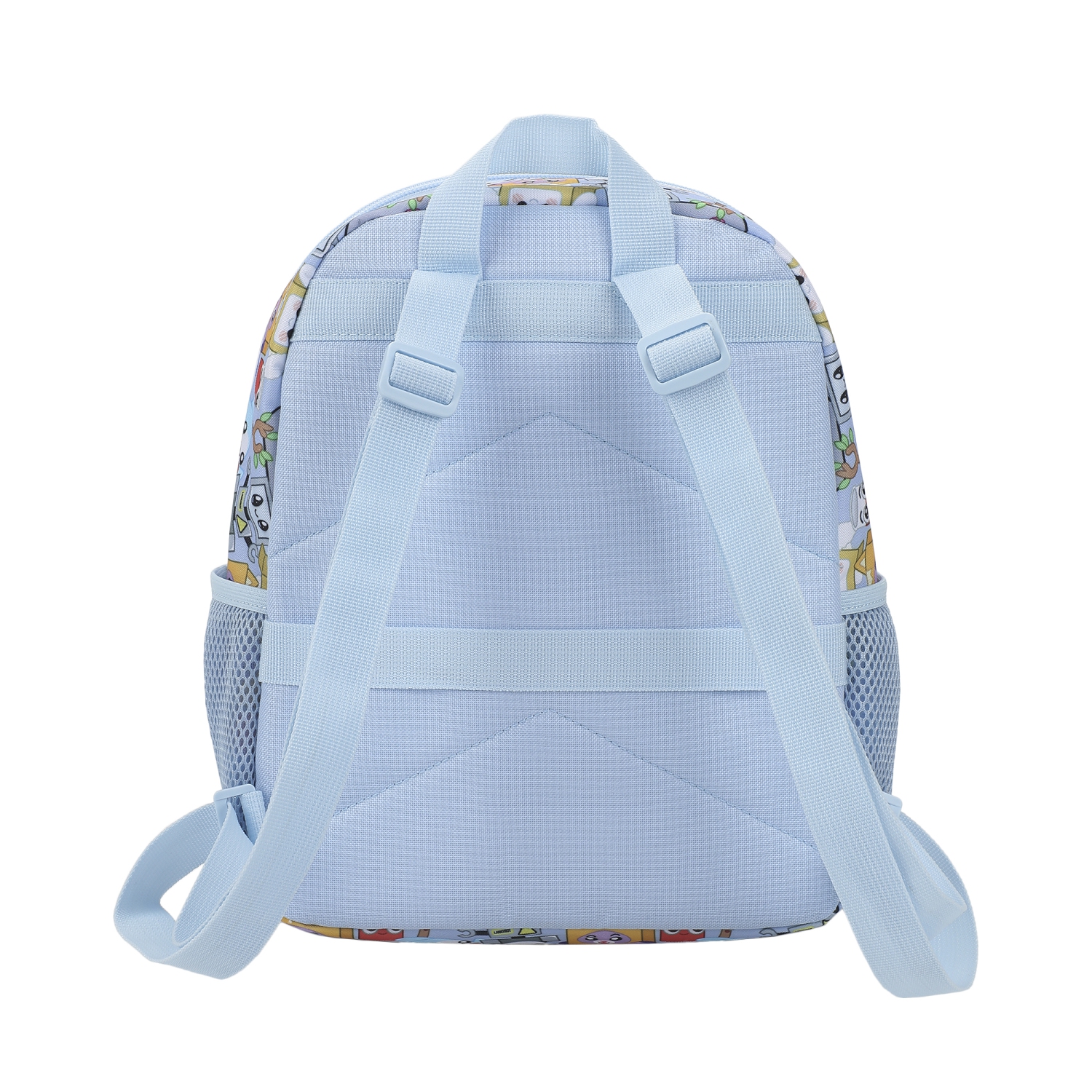 LankyBox Character Group Shot 2-Piece Youth EVA Wheeled Youth Luggage & Travel Backpack Set