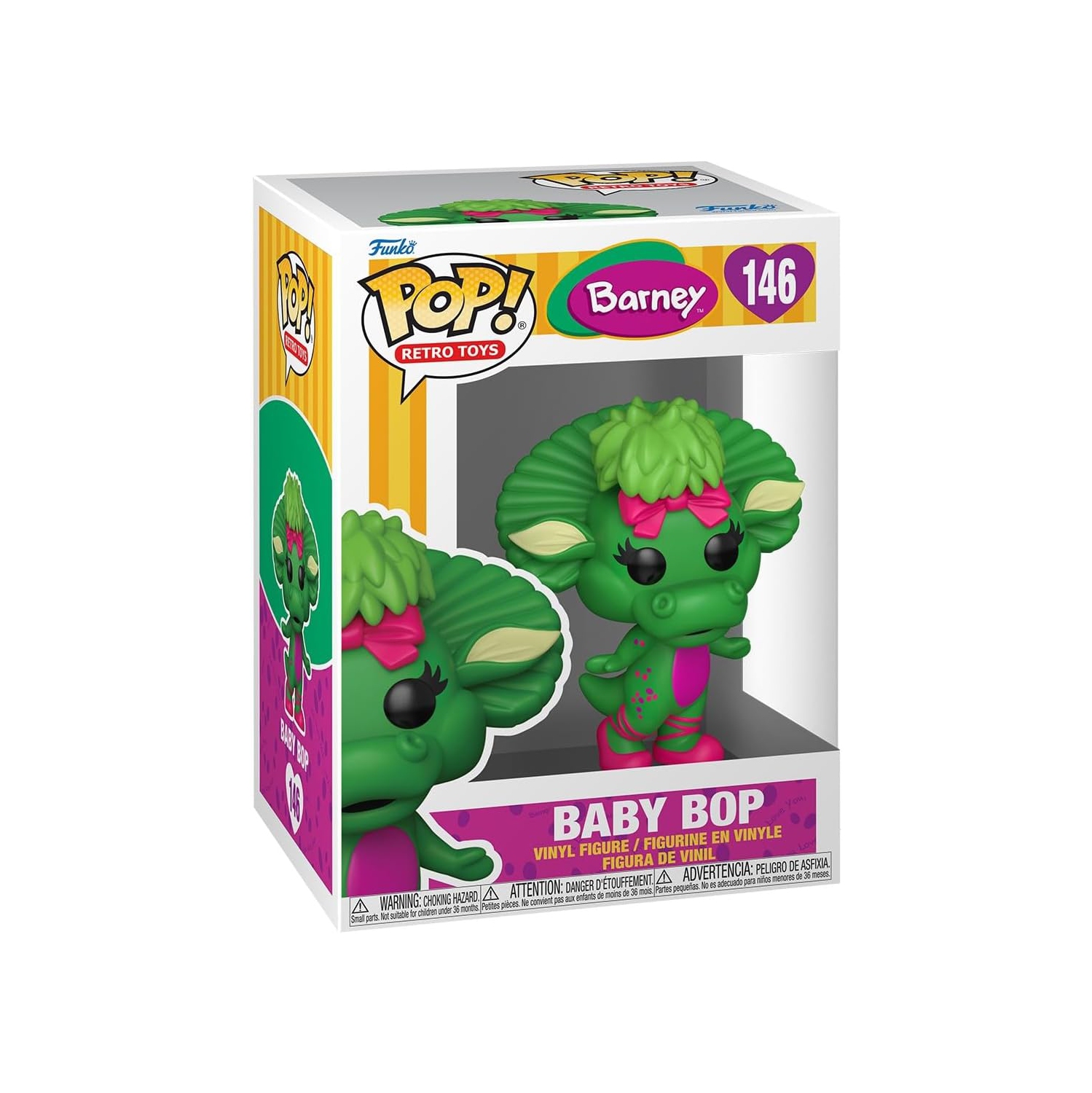 Pop Retro Toys – Figurine Barney de 3,75&nbsp;po – Baby Bop no 146