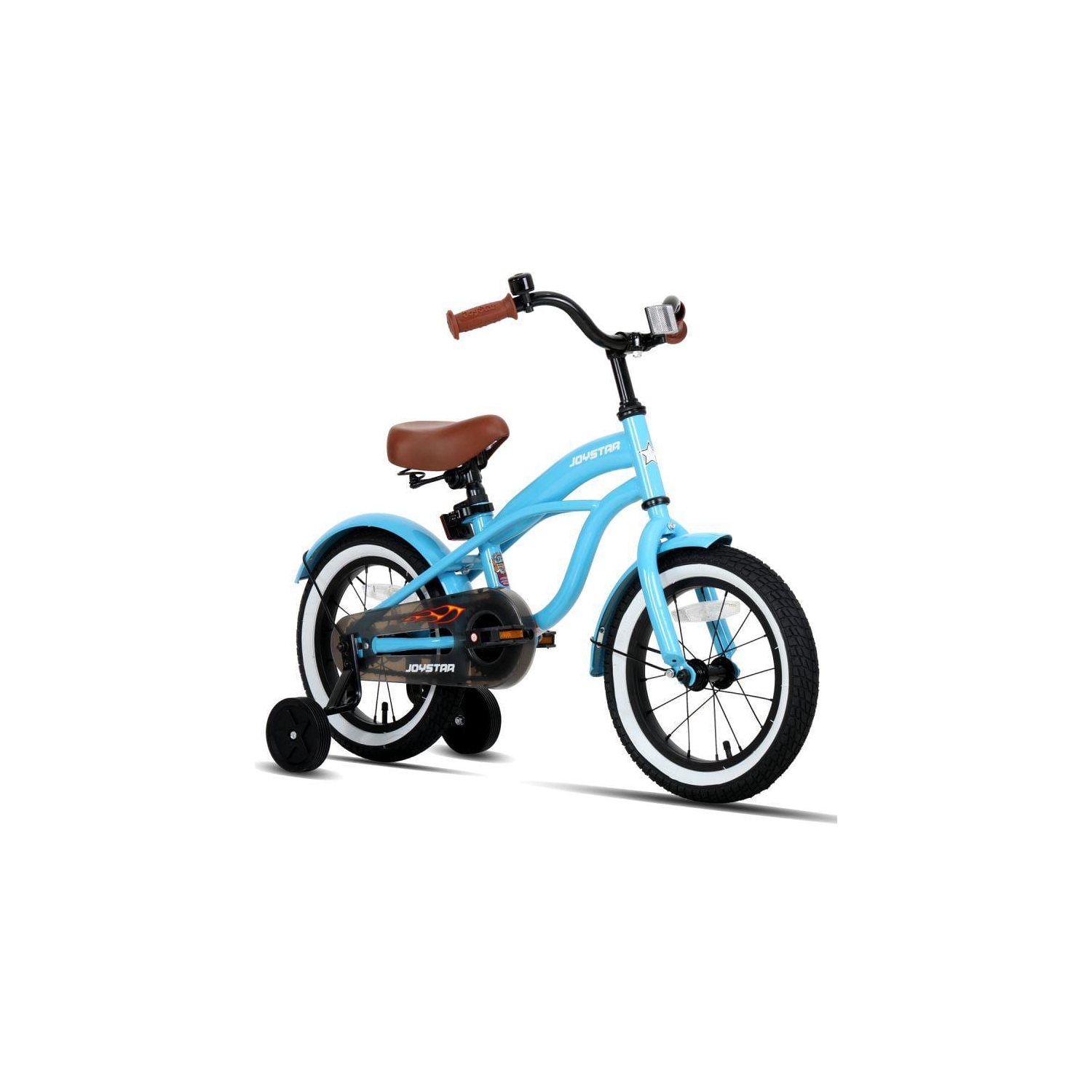 Vélo JOYSTAR pour enfants de 16&nbsp;po avec roues d'entraînement pour enfants âgés de 4-7 à 7 ans Jeunes filles Vélo de plage Cruiser pour enfants