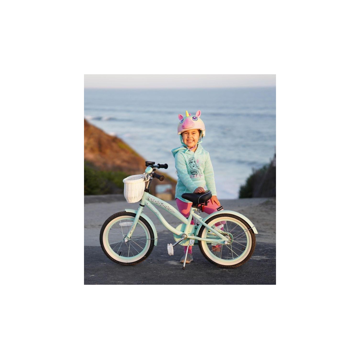 JOYSTAR 12 Inch Kids Bike with Training Wheels for Ages 2-4 Years Old Girls Bike Toddler Bike Beach Cruiser Kids Bicycle Green