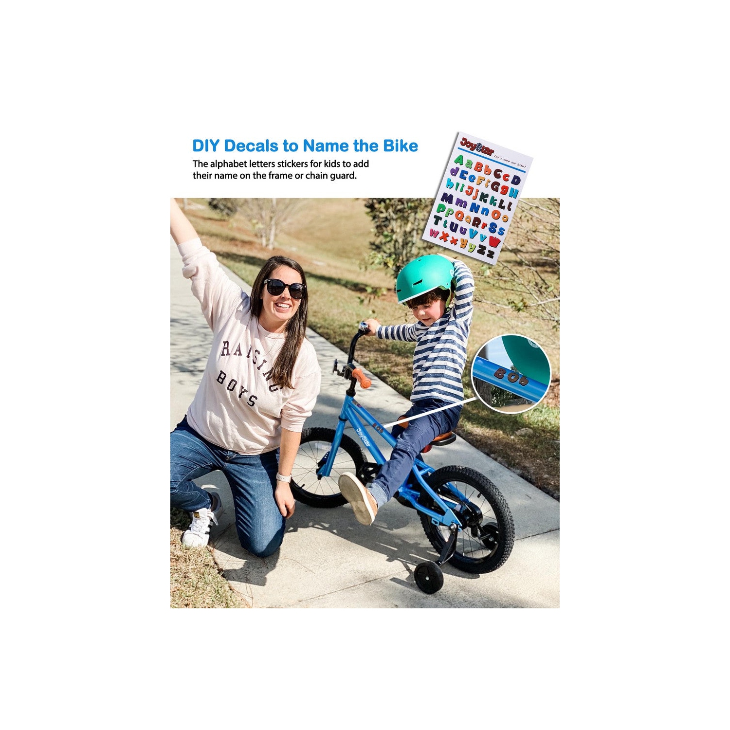 Vélo JOYSTAR TOTEM pour enfants de 18&nbsp;po pour enfants de 5-8 ans, cadeau d'anniversaire pour garçons, vélo pour enfants avec béquille, style