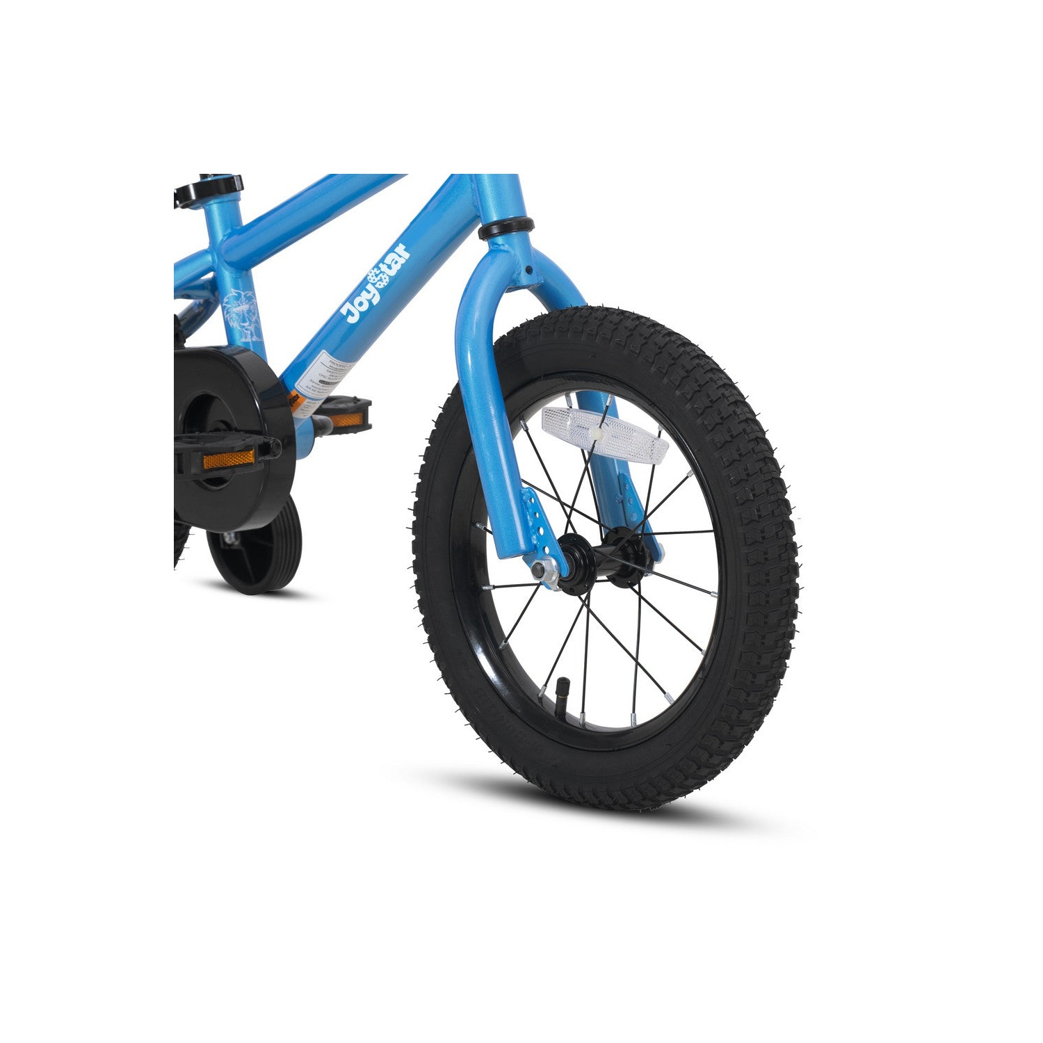 JOYSTAR TOTEM 12 Inch Kids Bike for 2-4 Year Old Boys, Girls’ Gift Bicycle with Training Wheels, BMX Style, 85% Assembled, Blue