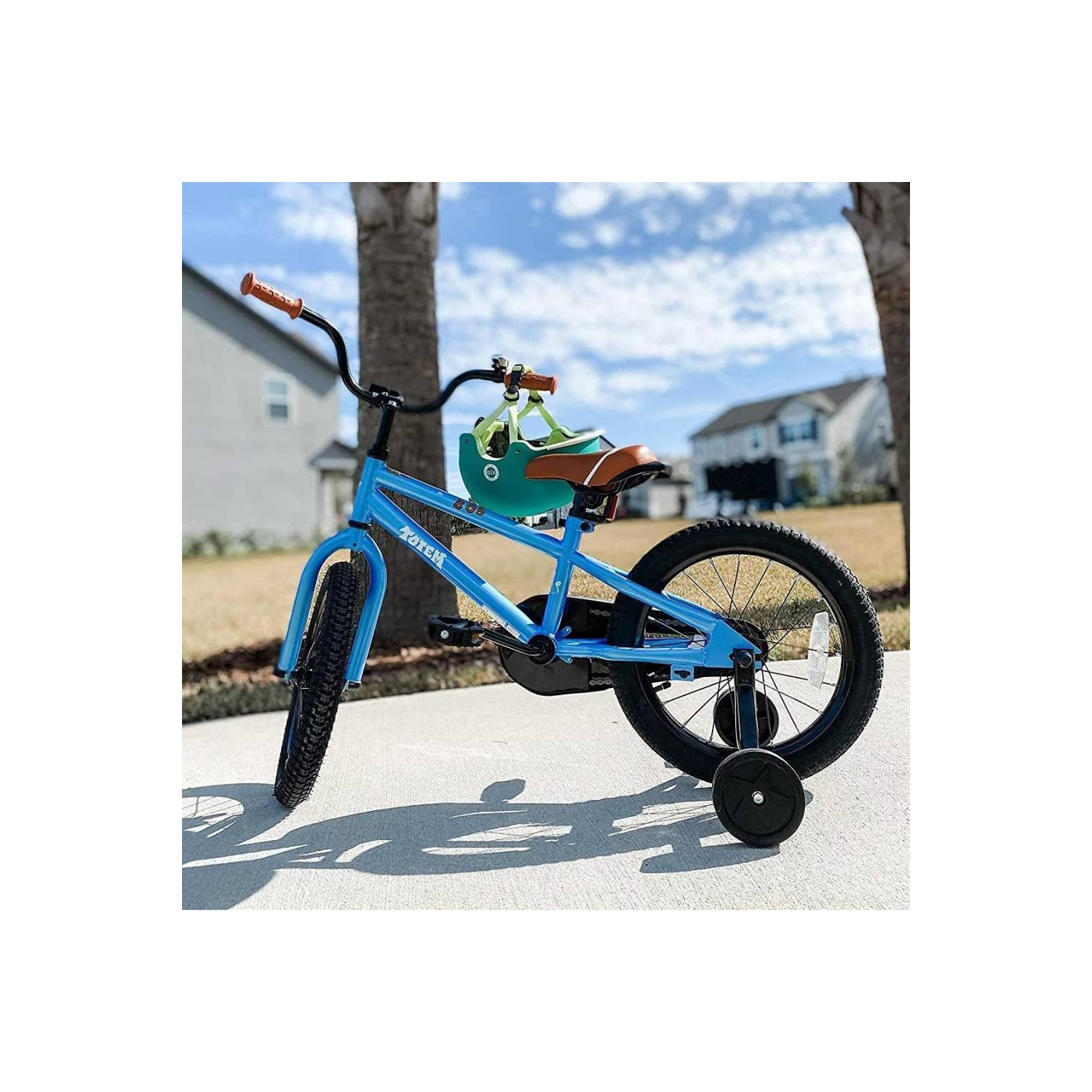 JOYSTAR TOTEM 20 Inch Kids Bike for 7-10 Year Kids, Children Bicycle with Kickstand, BMX Design, Blue
