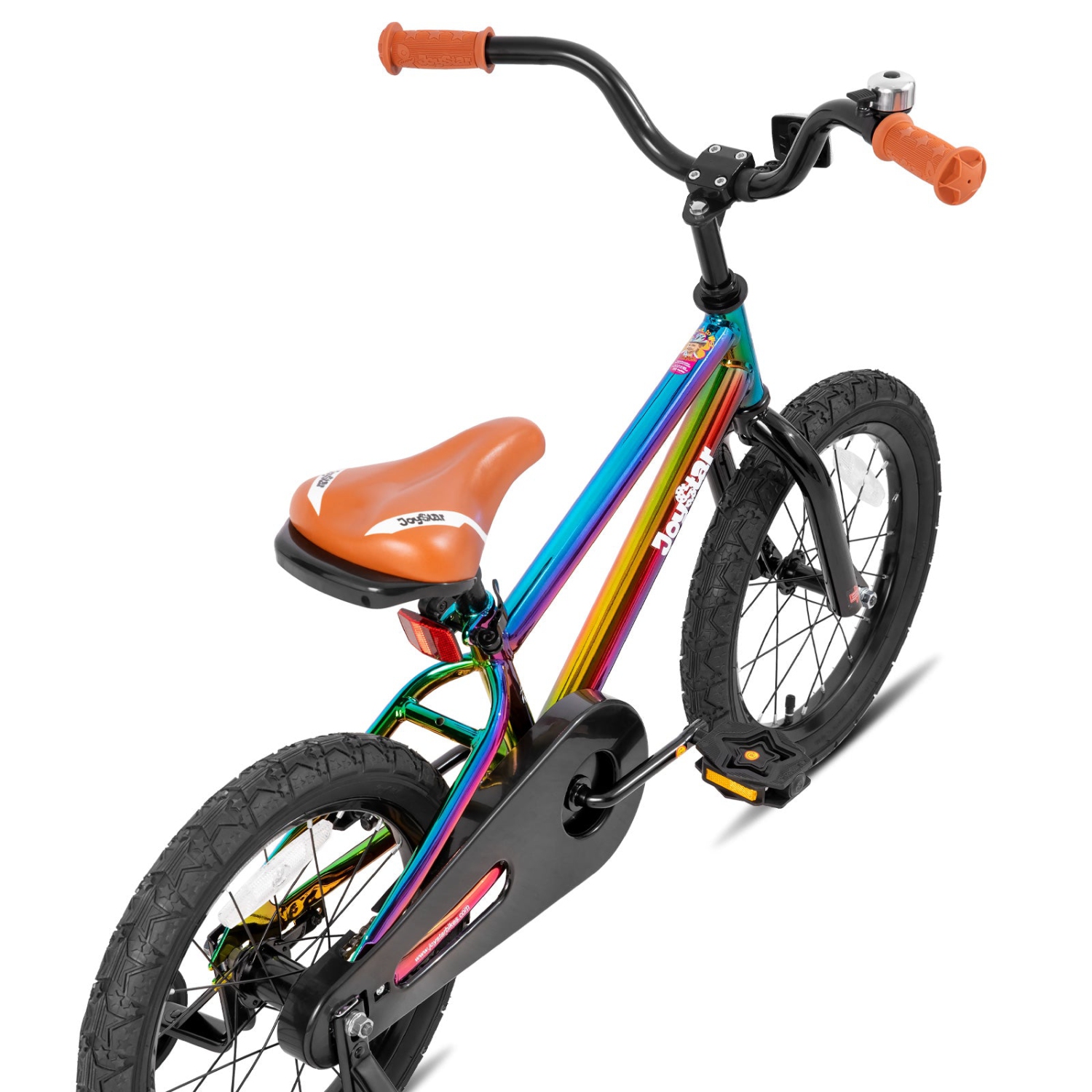 Vélo JOYSTAR TOTEM pour enfants de 12 po pour garçons de 2-4 ans, vélo-cadeau pour filles avec roues stabilisatrices, style BMX, 85 % assemblé,