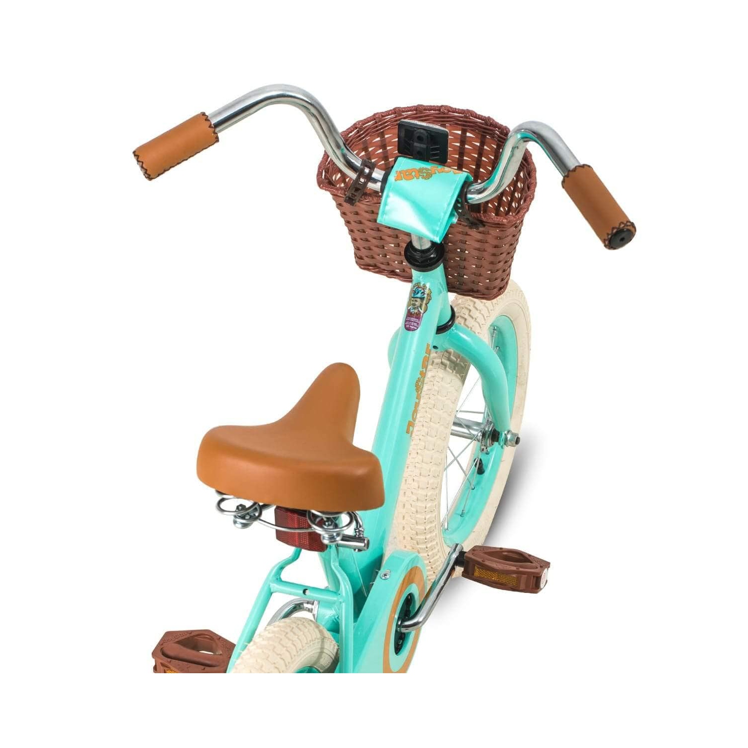 Vélo d'époque JOYSTAR de 14 po pour filles pour enfants de 3-5 à 7 ans | Vélo pour tout-petits avec roues et panier d'entraînement | Vélo pour