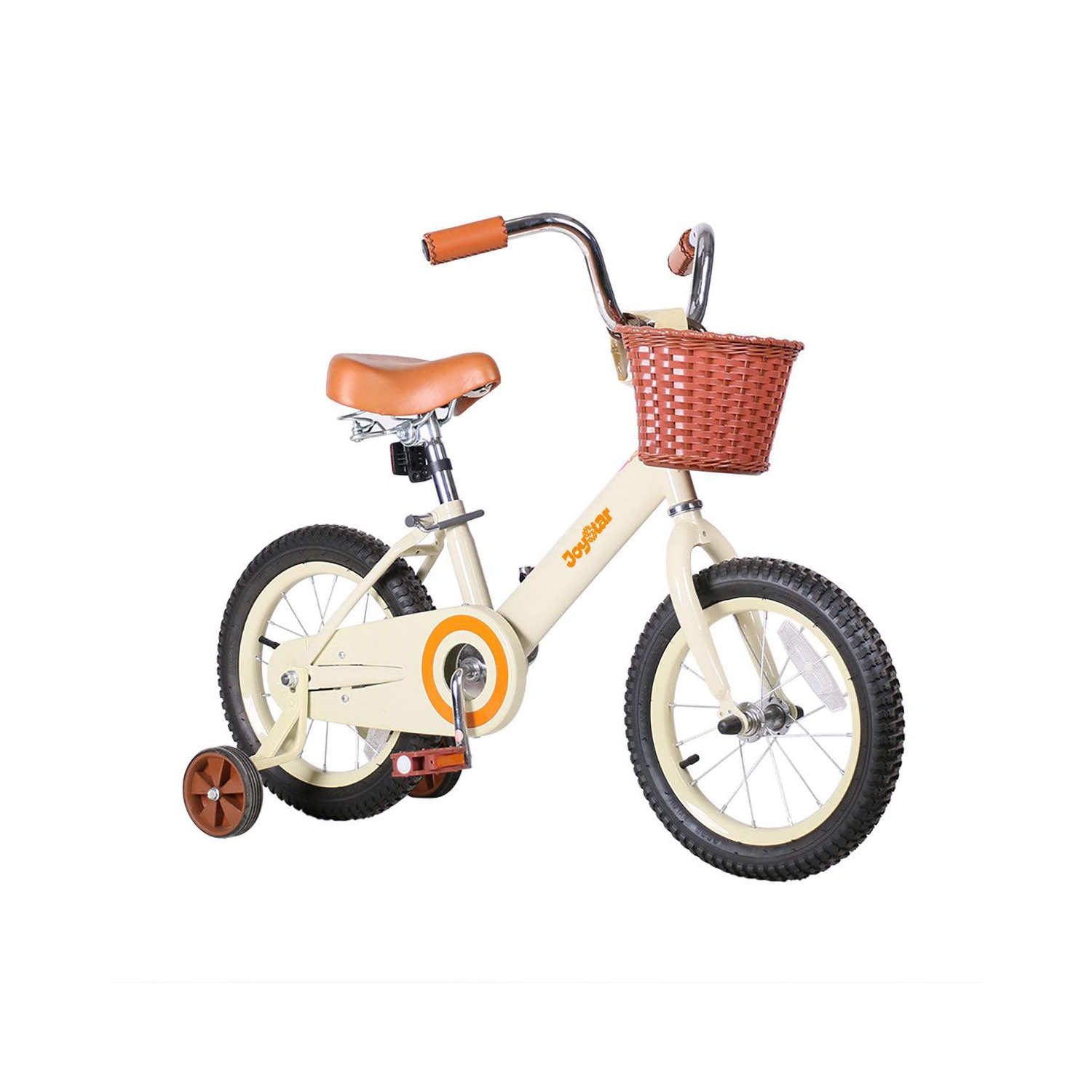Vélo Vintage pour filles JOYSTAR de 16&nbsp;po pour enfants de 4-7 à 7 ans | Vélo pour enfants avec roues et panier d'entraînement | Vélo pour