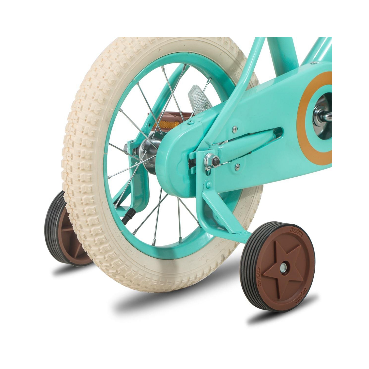 JOYSTAR 16 Inch Vintage Girls Bike for Ages 4-7 Years | Kids Bike with Training Wheels & Basket | Toddler Bicycle