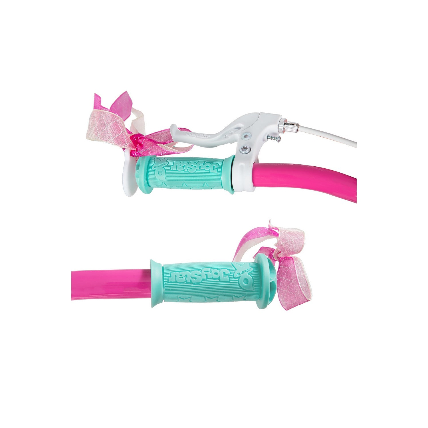 JOYSTAR Unicorn 14 Inch Girls Bike for Ages 3-5 Years | Princess-Themed Kids Bicycle with Training Wheels, Doll Seat, Basket & Streamers | Green