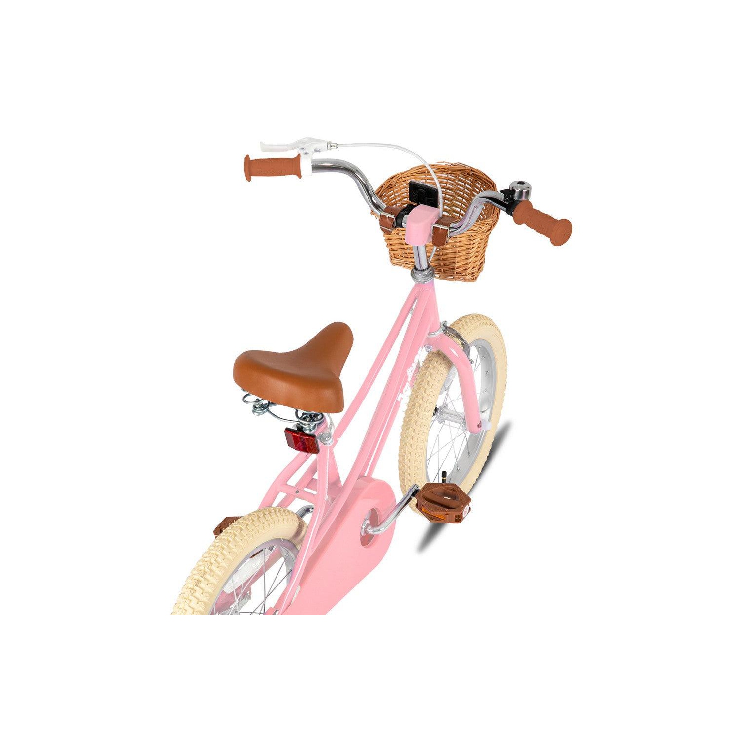 JOYSTAR Fantasy 14 Inch Kids’ Bicycle for 3-5 Year Toddlers, Features Training Wheels, Basket, Charming Pink Shade