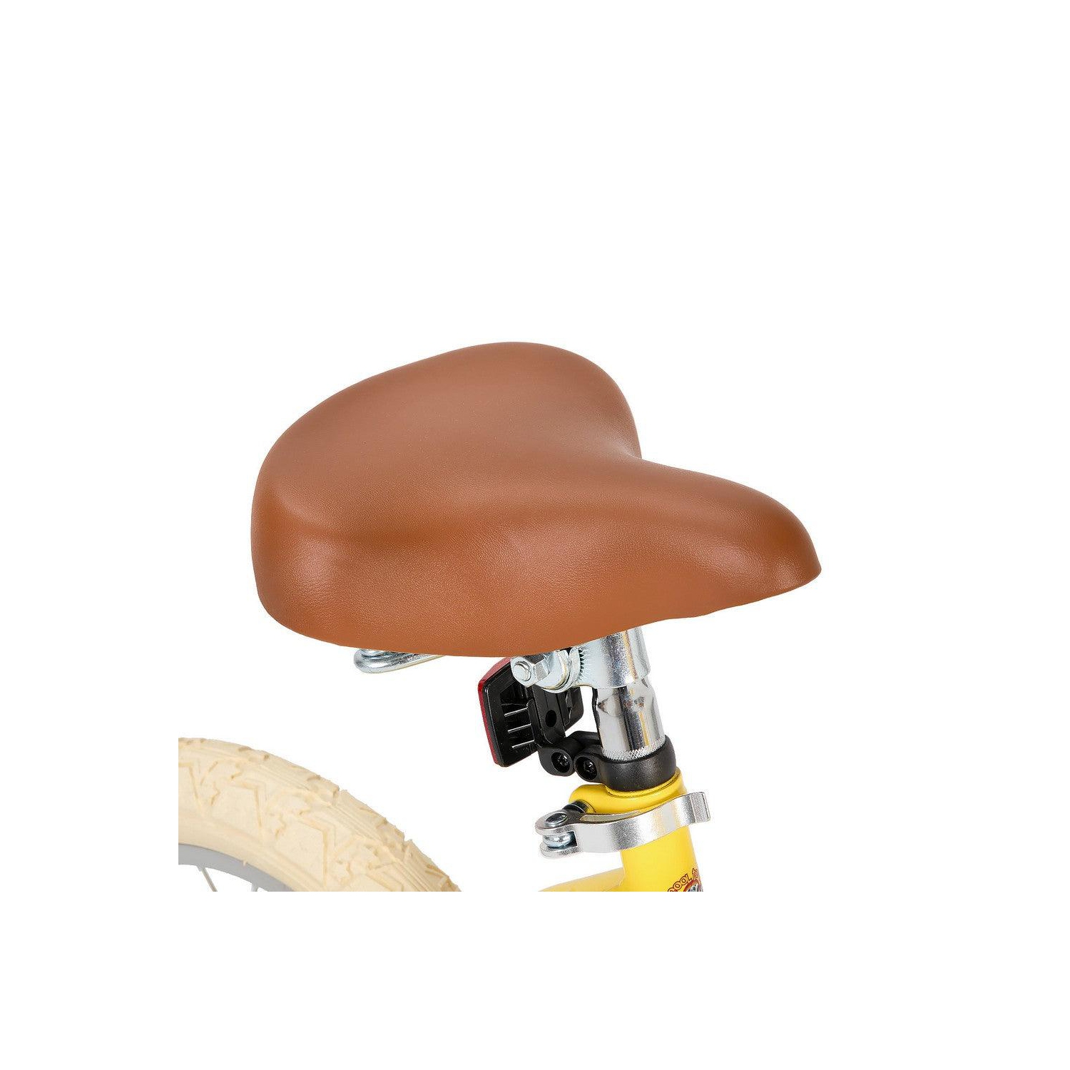 JOYSTAR Fantasy 14 Inch Kids’ Bike for 3-5 Year Toddlers, Offers Training Wheels, Basket, Cheerful Yellow Hue