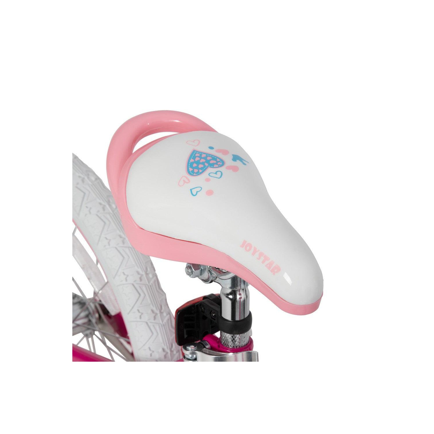 JOYSTAR Angel 12 Inch Girls Bicycle for Ages 2-4 Years | Toddler Bike with Training Wheels & Basket | 12" Kids Bike