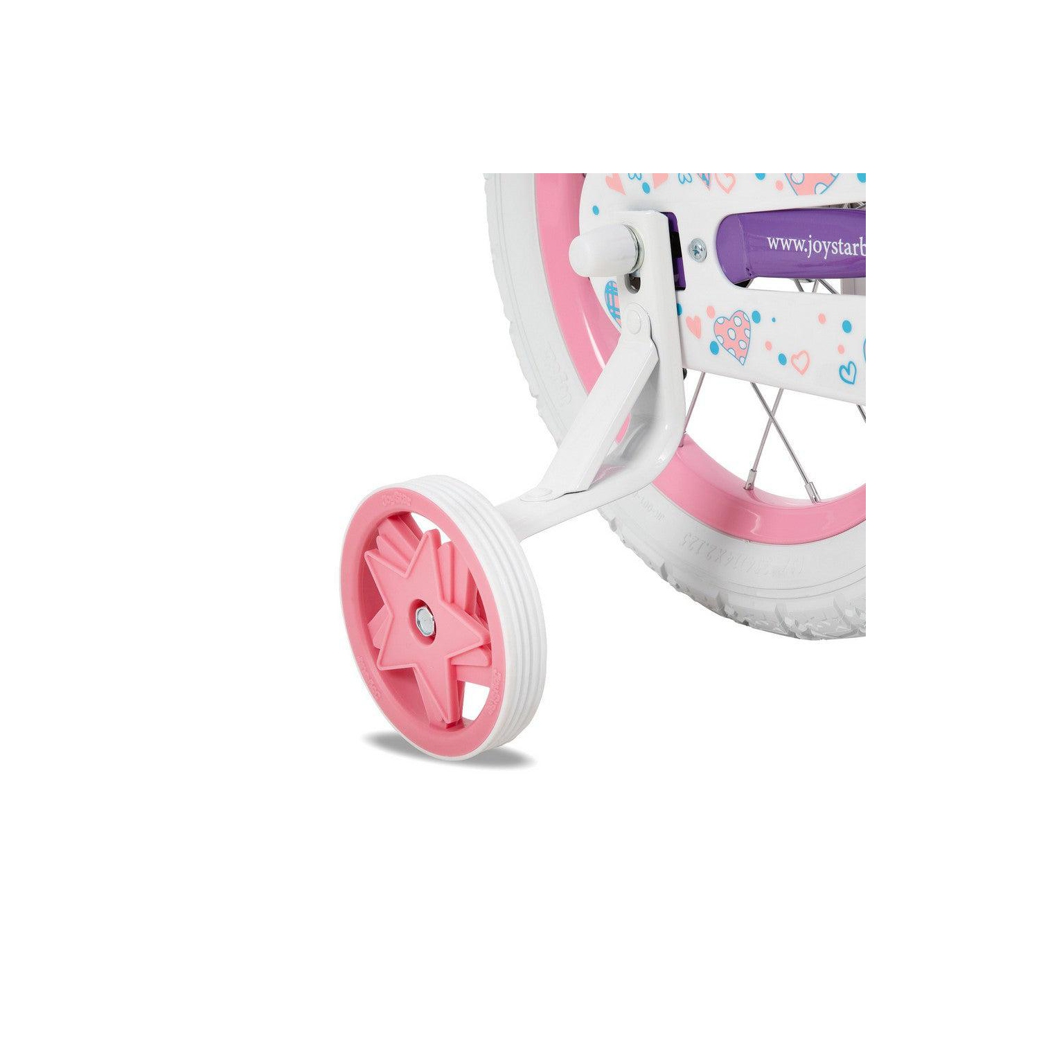 JOYSTAR Angel 12 Inch Girls Bicycle for Ages 2-4 Years | Toddler Bike with Training Wheels & Basket | 12" Kids Bike