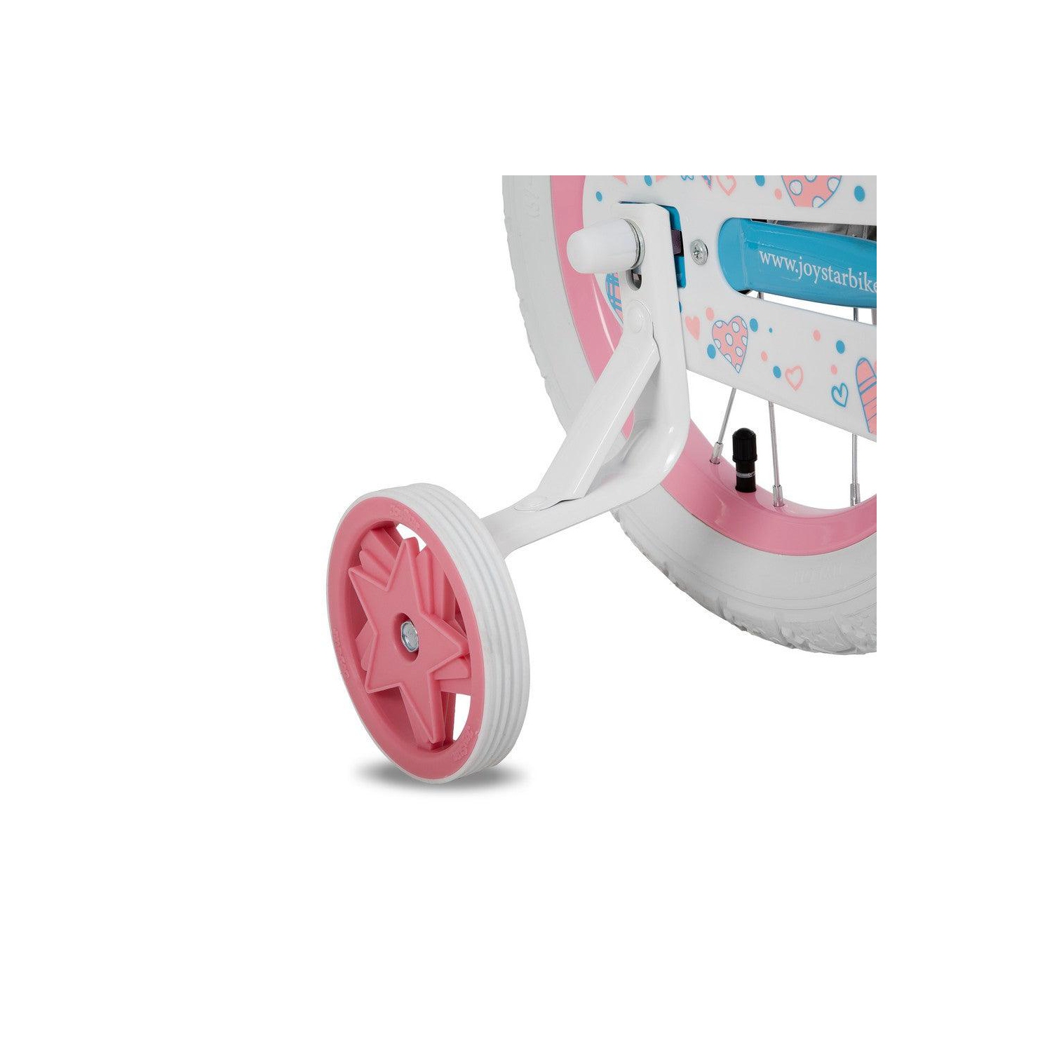 JOYSTAR Angel 12 Inch Girls Bicycle for Ages 2-4 Years | Toddler Bike with Training Wheels & Basket | 12" Kids Bike