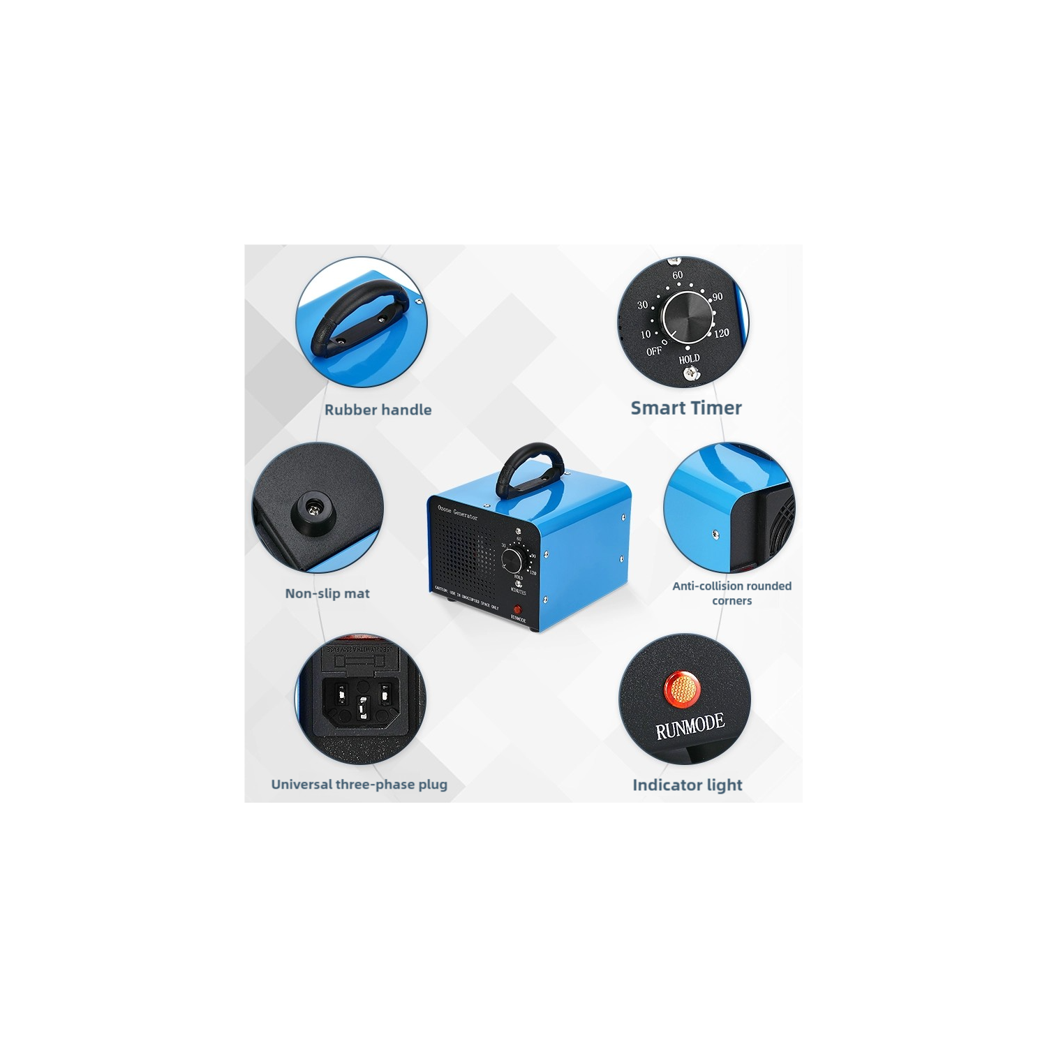 Générateur d'ozone 20000&nbsp;mg/h Maison Purificateur d'air industriel Ozonateur Ozonizer