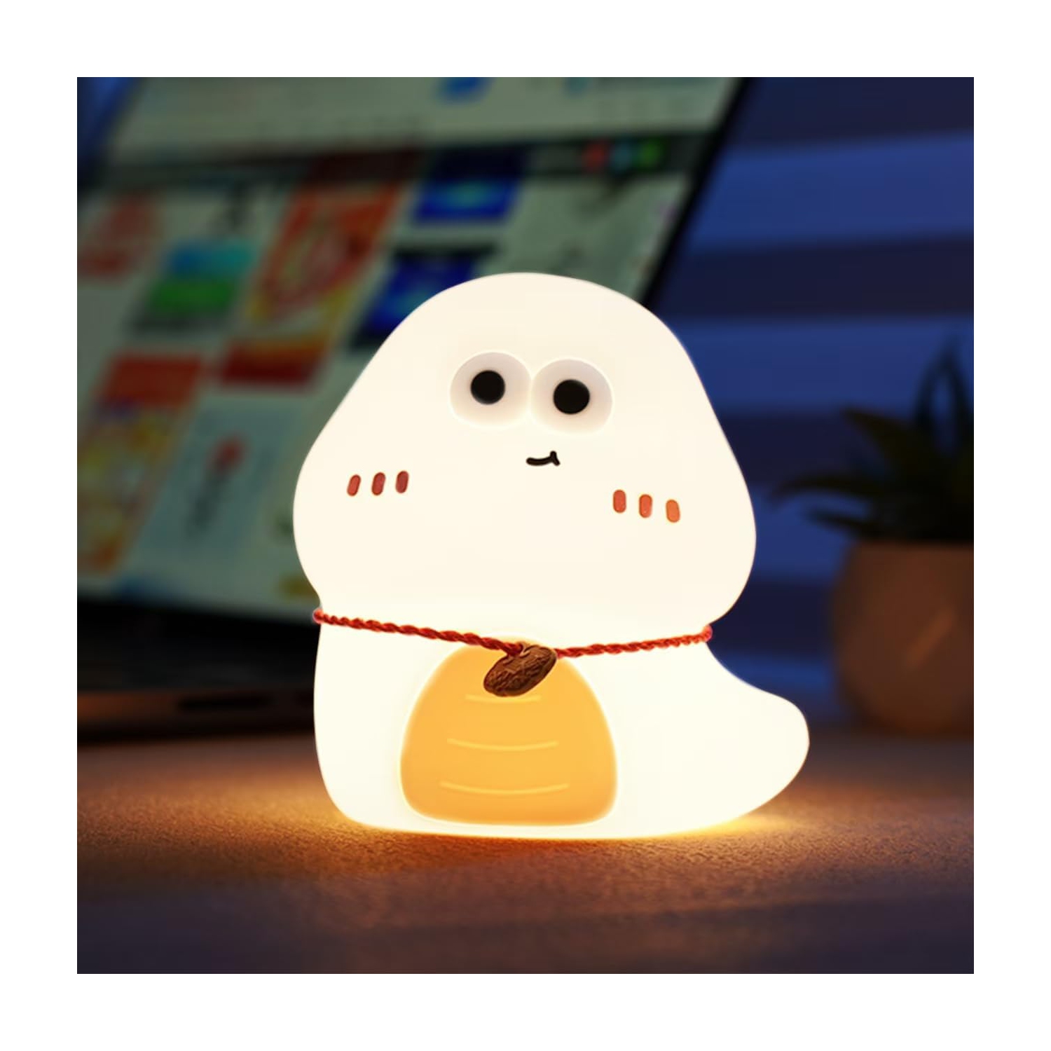 Cute Animal Night Light, Squishy Silicone Snake Nursery Night Lamp for Kids,Kawaii Bedside Nightlight with Nightlights as Gifts and Room Decor