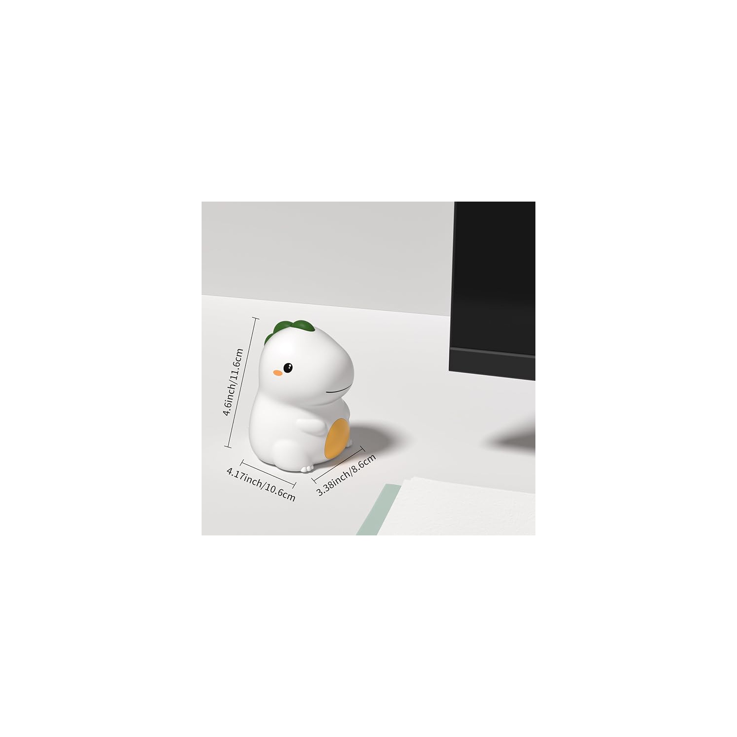 Dinosaur Nursery Night Lights - Dino Night Lamp, Ambient Warm Light, Sleeping Companion, Bedroom Bedside Essential for Toddler, Kids, Baby