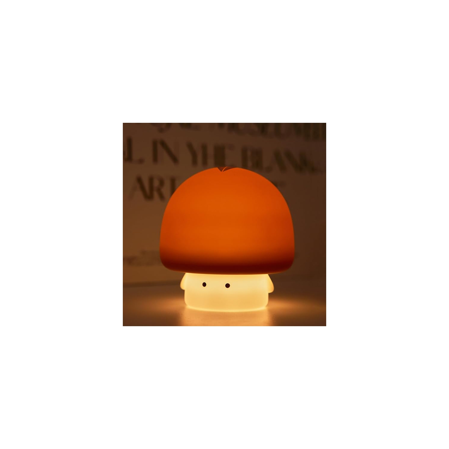 Cute Baby Night Light for Kids,Rechargeable Dimmable Silicone Nursery Toddler Animal Nightlight,Squishy Lamp for Night Stands(Brown)