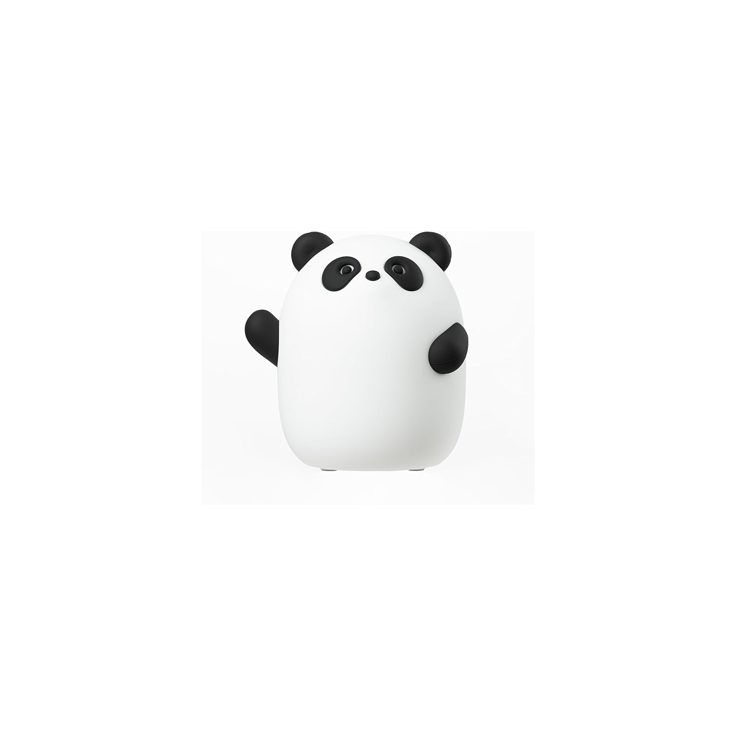 Veilleuse Panda en silicone, lampe LED à commande automatique avec éclairage doux réglable à 3 niveaux, veilleuse rechargeable avec minuterie et