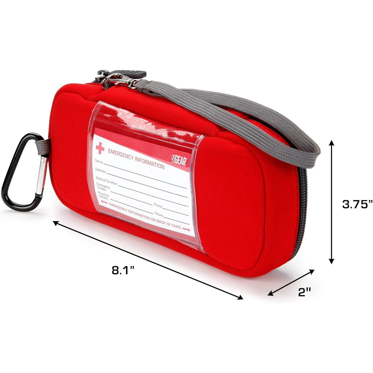 Sac pour diabétique USA GEAR – Étui isotherme avec intérieur isotherme compatible avec les aiguilles pour stylo isotherme, les paquets de gel de