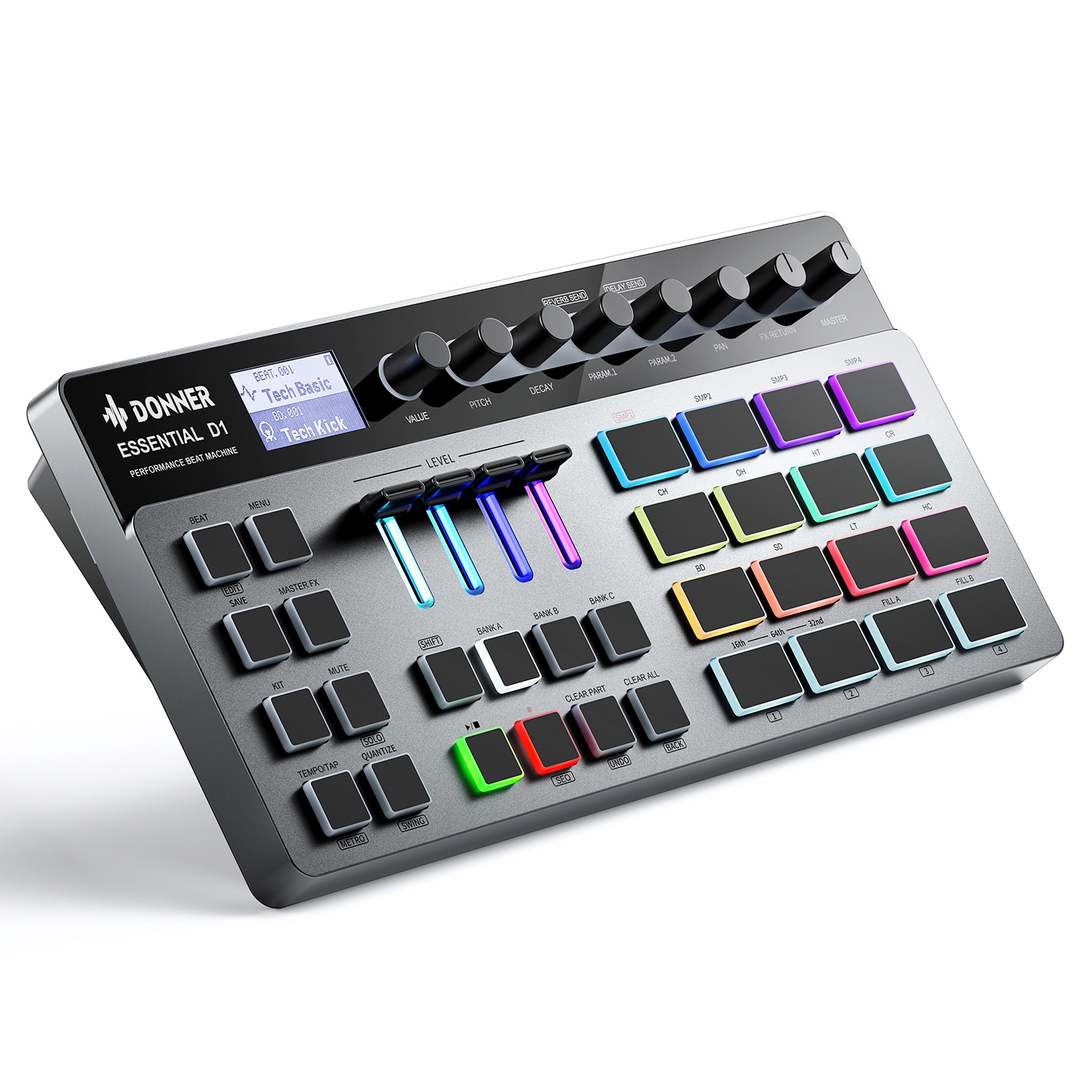 Boîte ouverte - Machine à tambour Beat Machine D1 Performance de Donner Essential