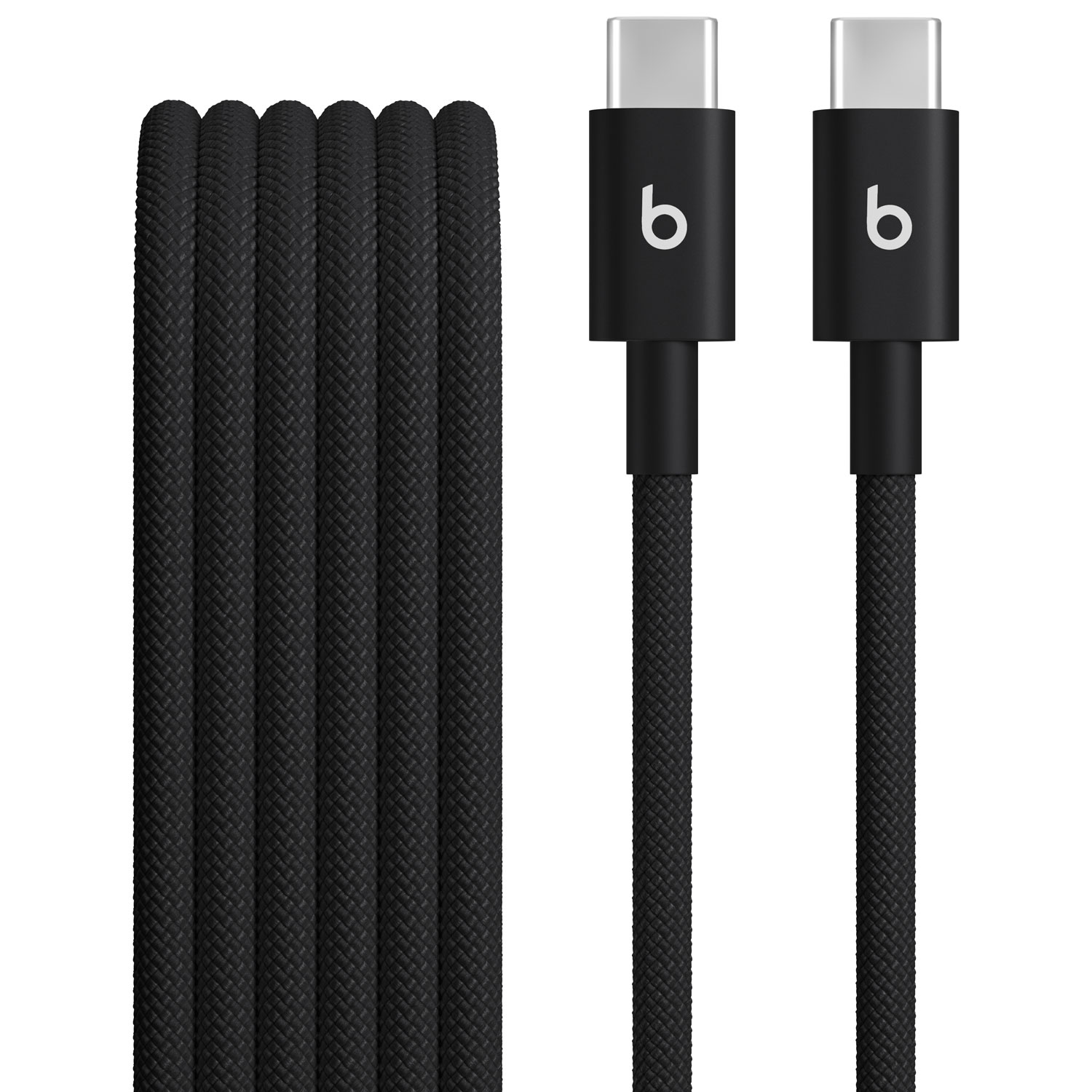 Câble tissé USB-C à USB-C de 1,5 m de Beats By Dr. Dre (MDGA4LL/A) - Noir éclair