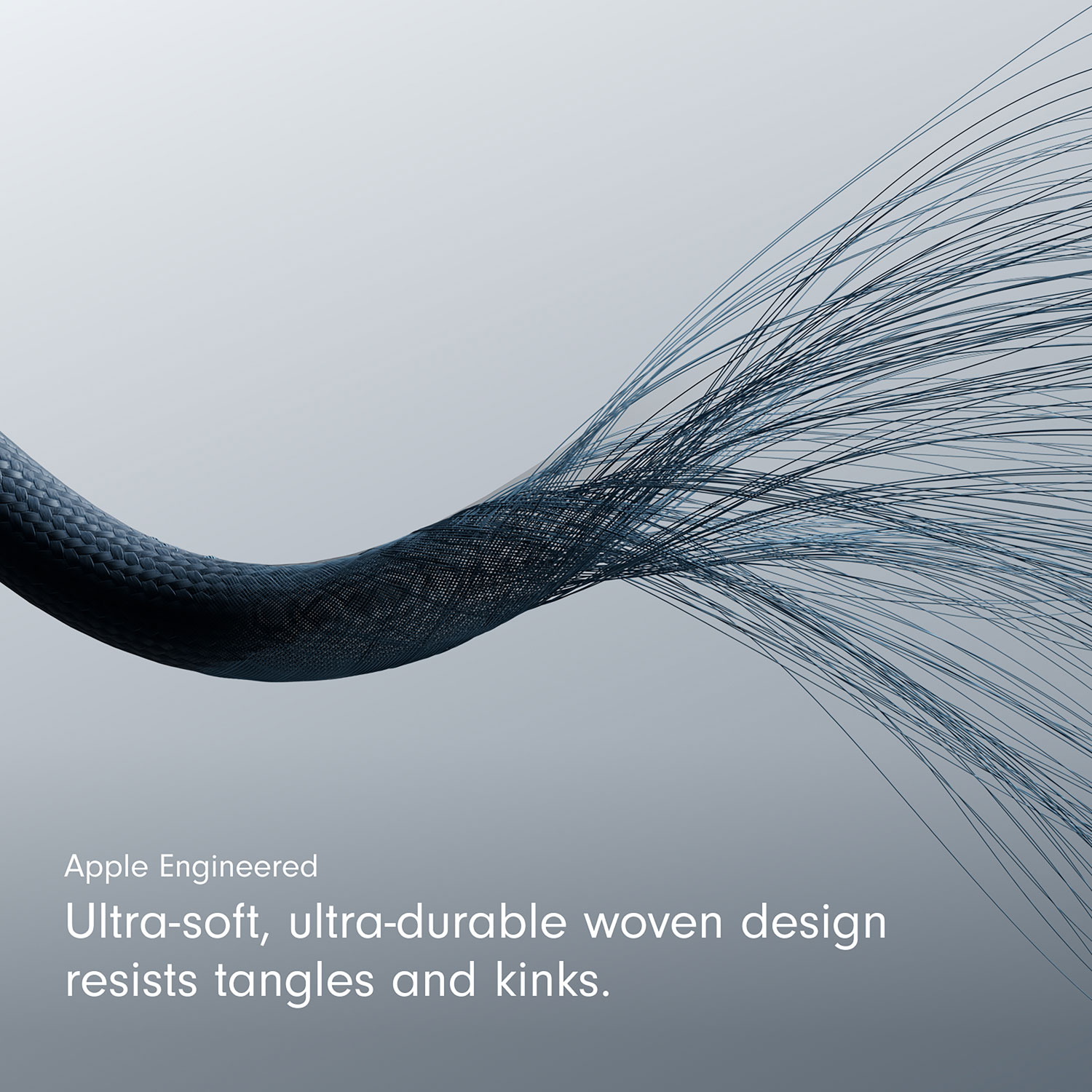 Câble tissé USB-C à USB-C de 1,5 m de Beats By Dr. Dre (MDGE4LL/A) - Bleu métal