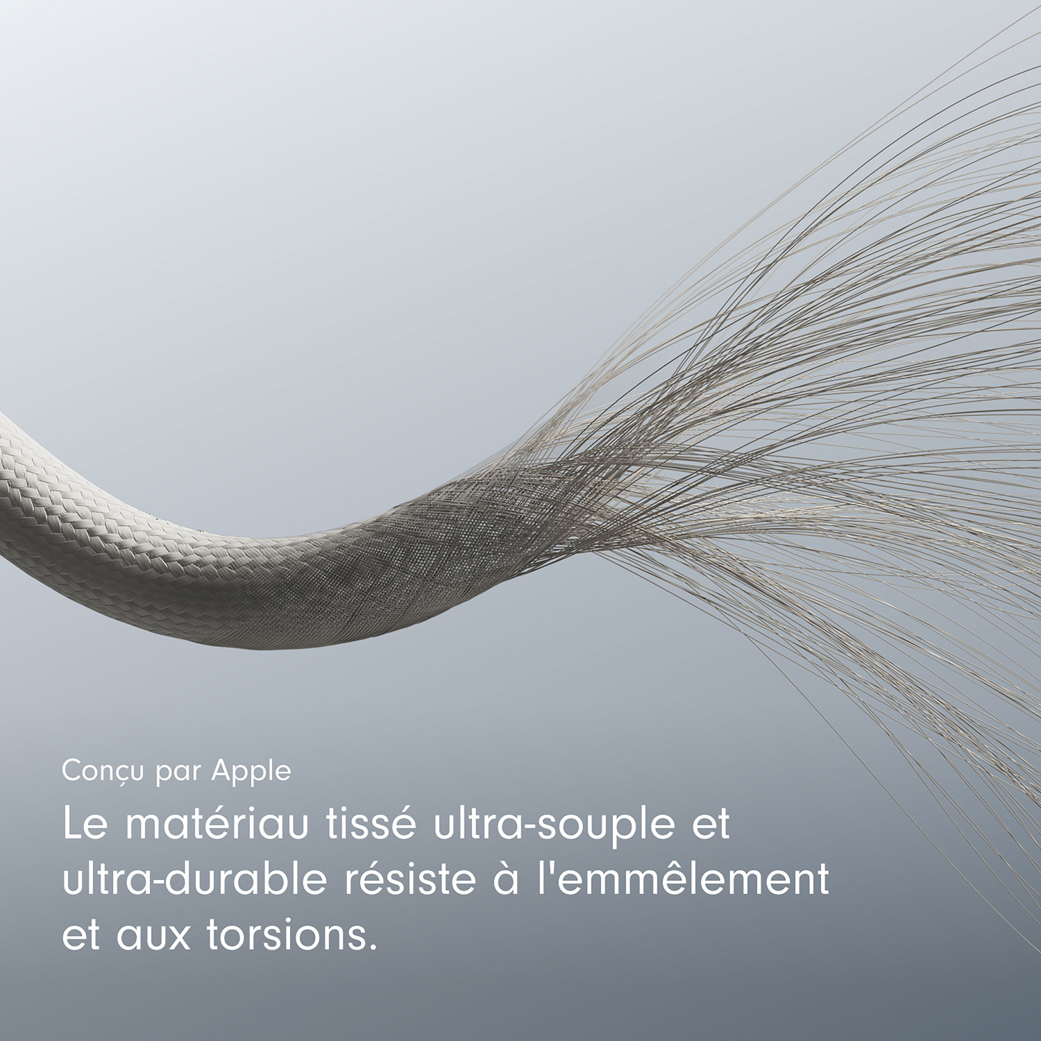 Câble tissé USB-C à Lightning de 1,5 m de Beats By Dr. Dre (MDGL4LL/A) - Gemme éclair