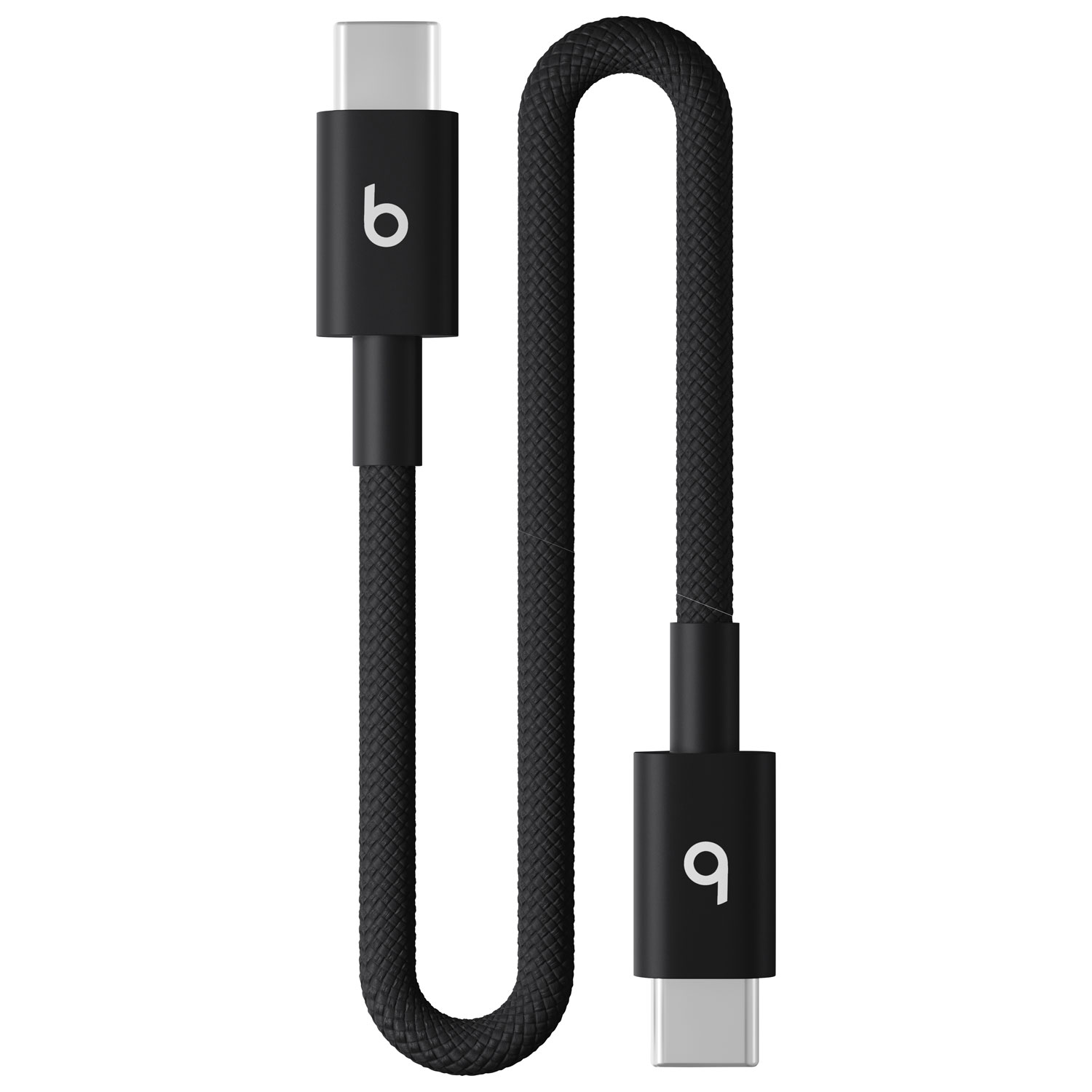 Câble tissé USB-C à USB-C de 0,2 m de Beats By Dr. Dre (MEQ94LL/A) - Noir éclair