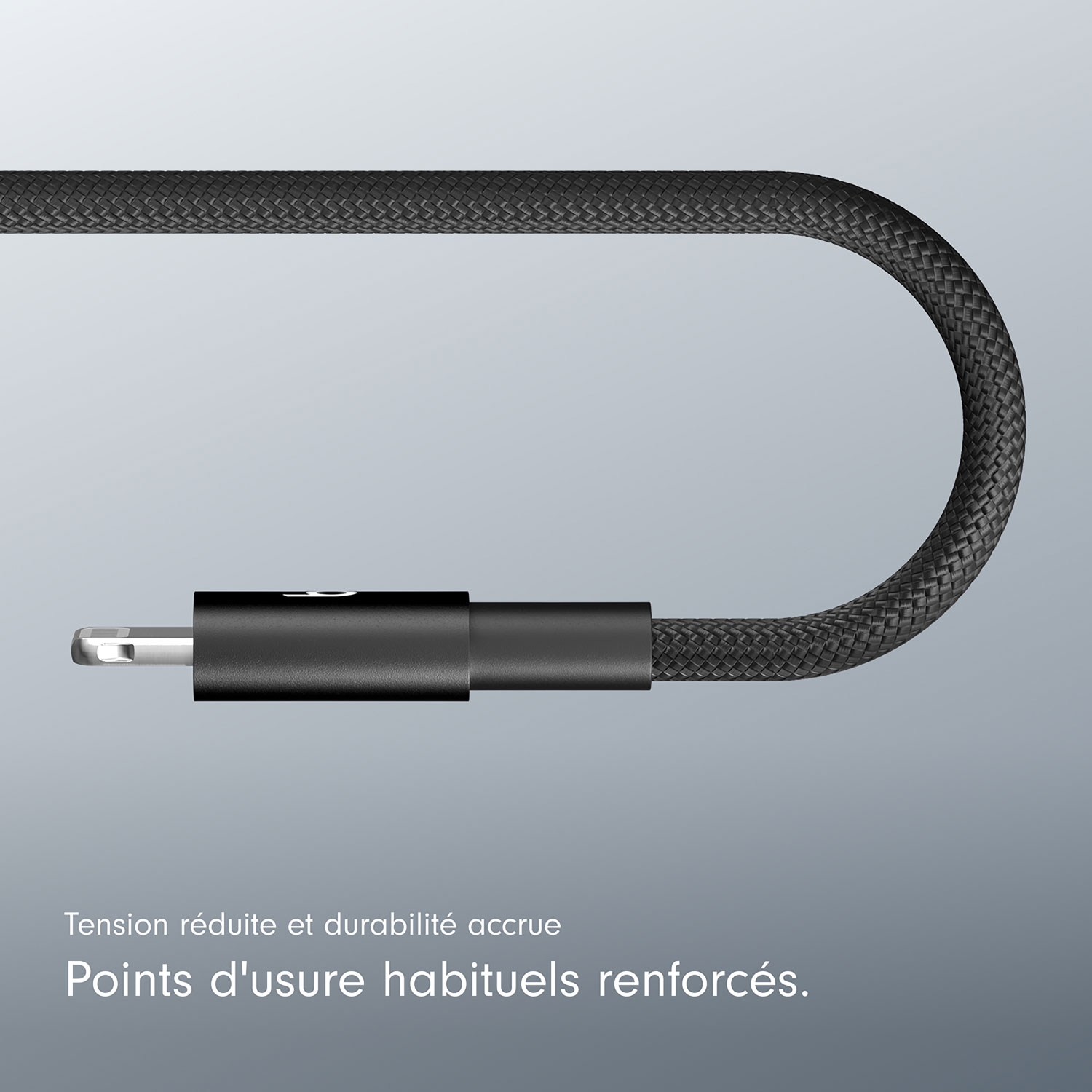 Câble tissé USB-C à Lightning de 0,2 m de Beats By Dr. Dre (MEQM4LL/A) - Noir éclair