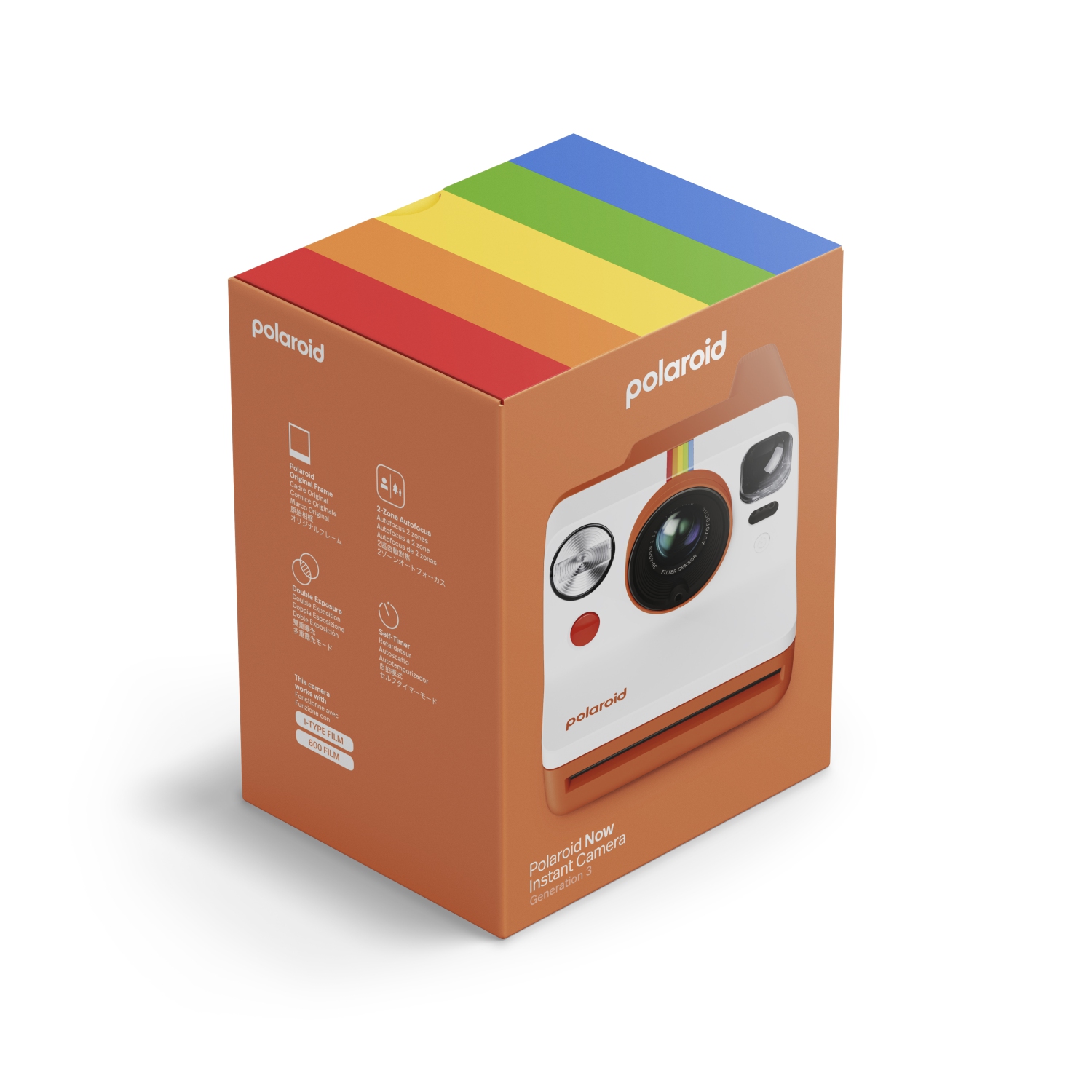 Polaroid Now Generation 3 Instant Camera - Coral