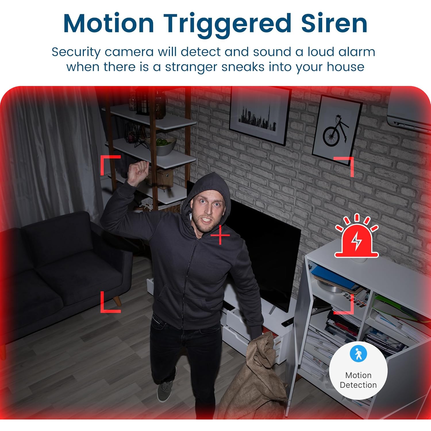 Little elf Camera 2 Pack, Litokam 2K Indoor Security Camera for Pet/Elder/Baby Monitor, Home Camera Human Motion Detection, Pet Camera with Night