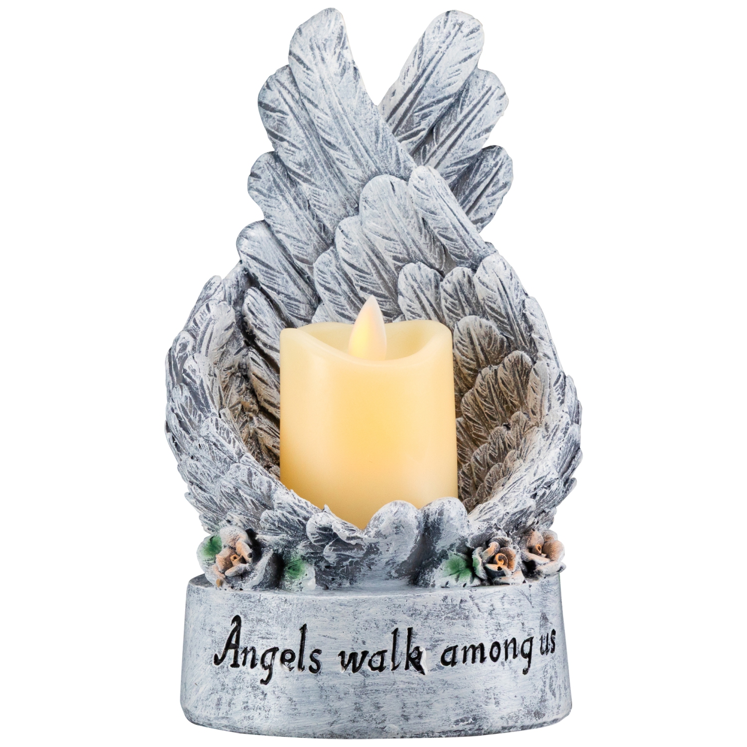 Porte-bougie sans flamme Heavenly Wings Angels Walk Among Us - 8 po