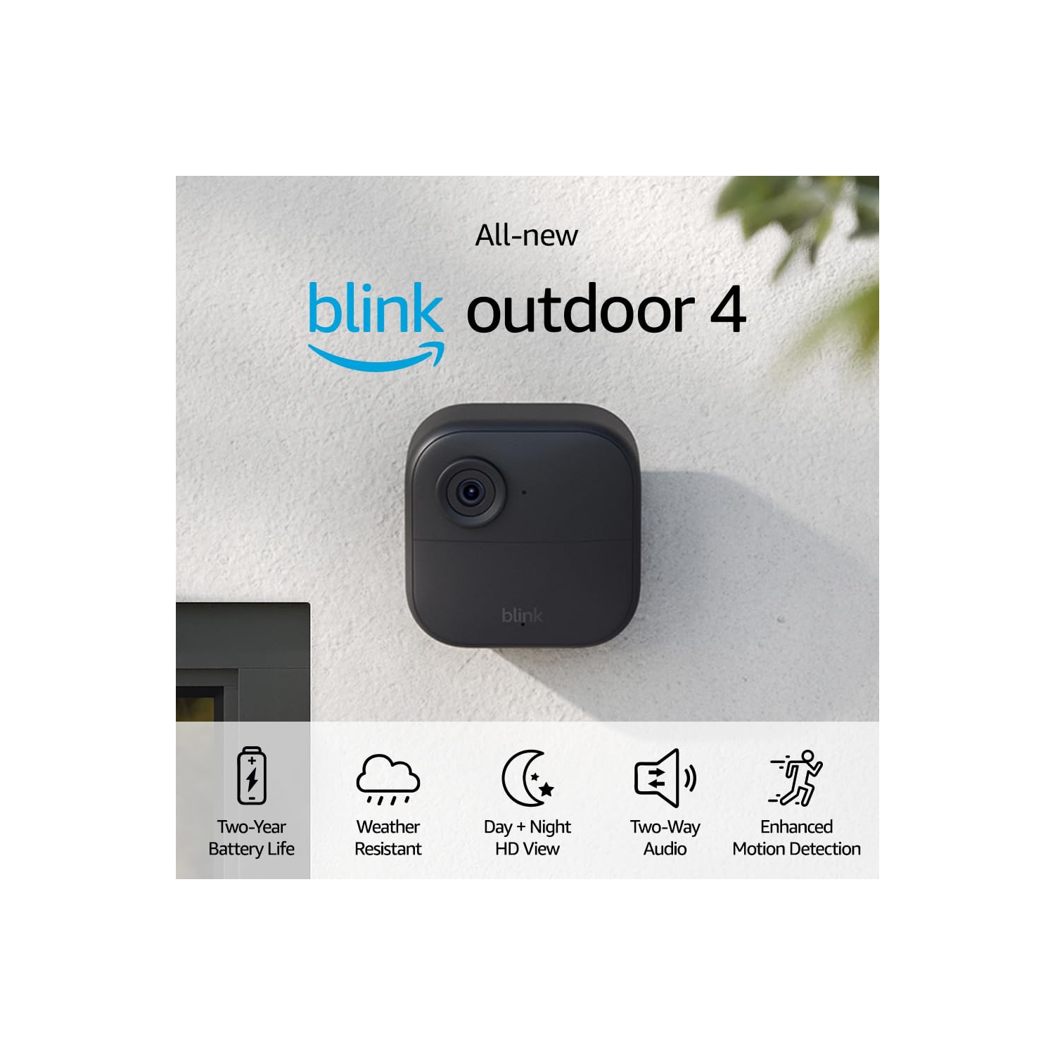 Refurbished - Blink Outdoor 4 (4th Gen) Battery Powered 1080p Security Camera System