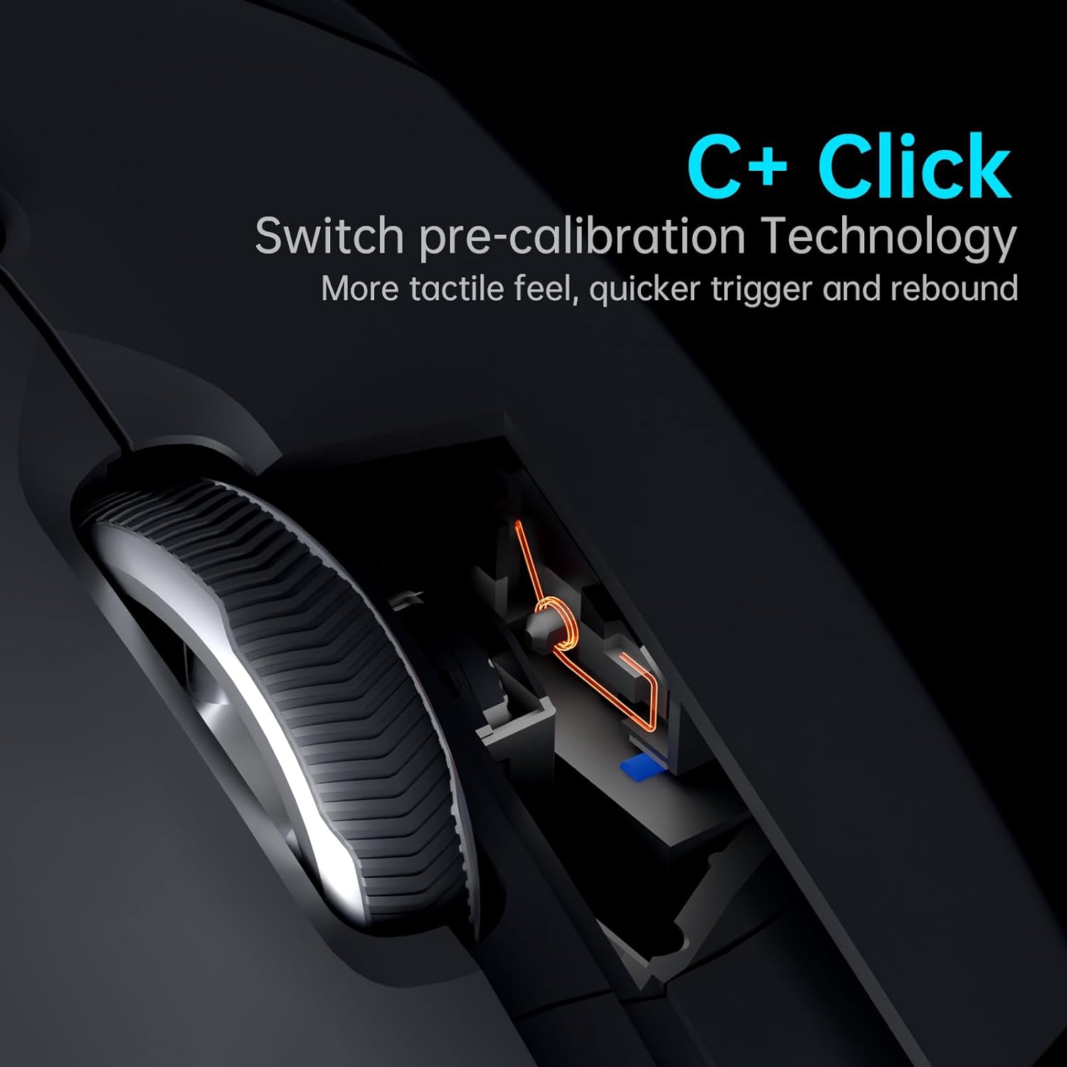 Souris de jeu sans fil VT9Pro de RAPOO – Souris de jeu à capteur PAW 3398, 26000 ppp, performance de qualité eSports, temps de réponse