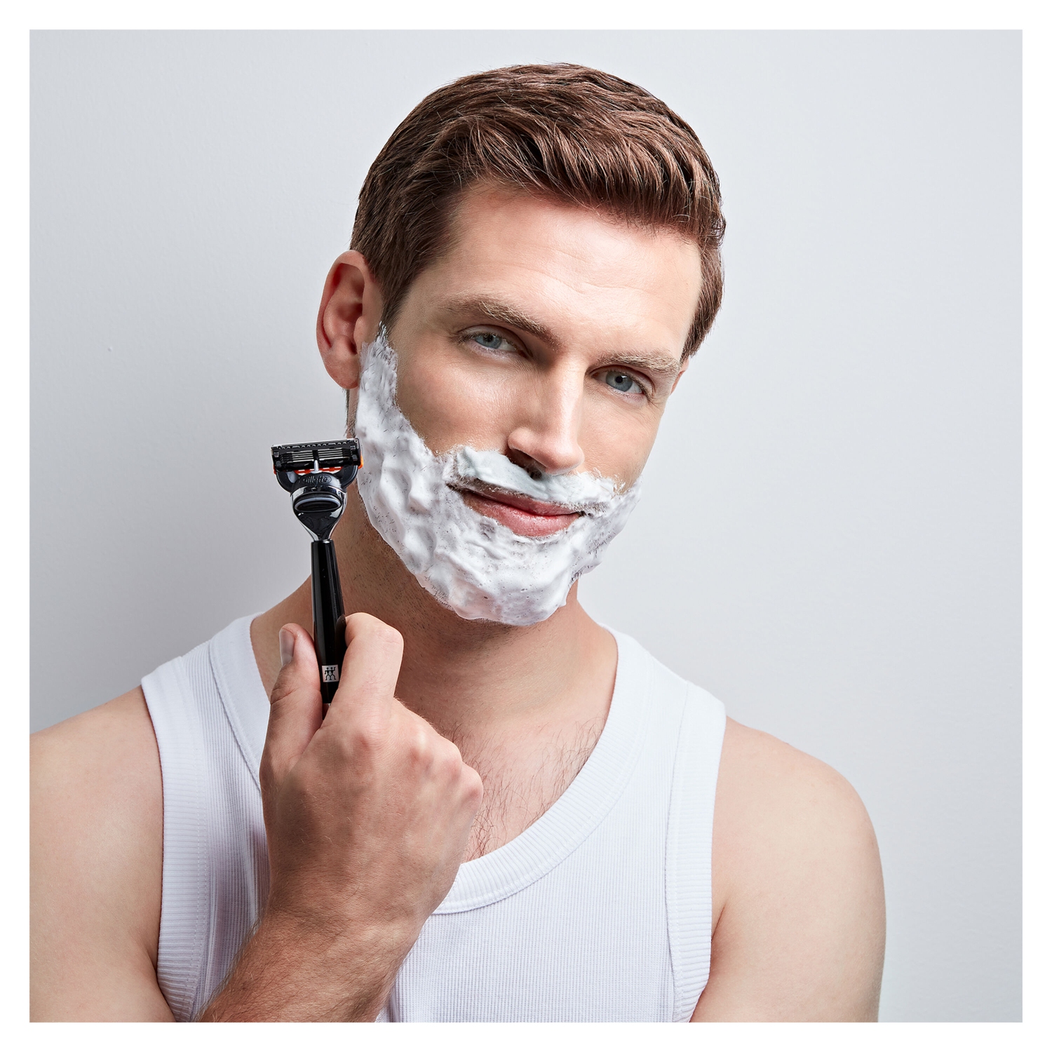 ZWILLING CLASSIC Razor, Brass, Silver-Black