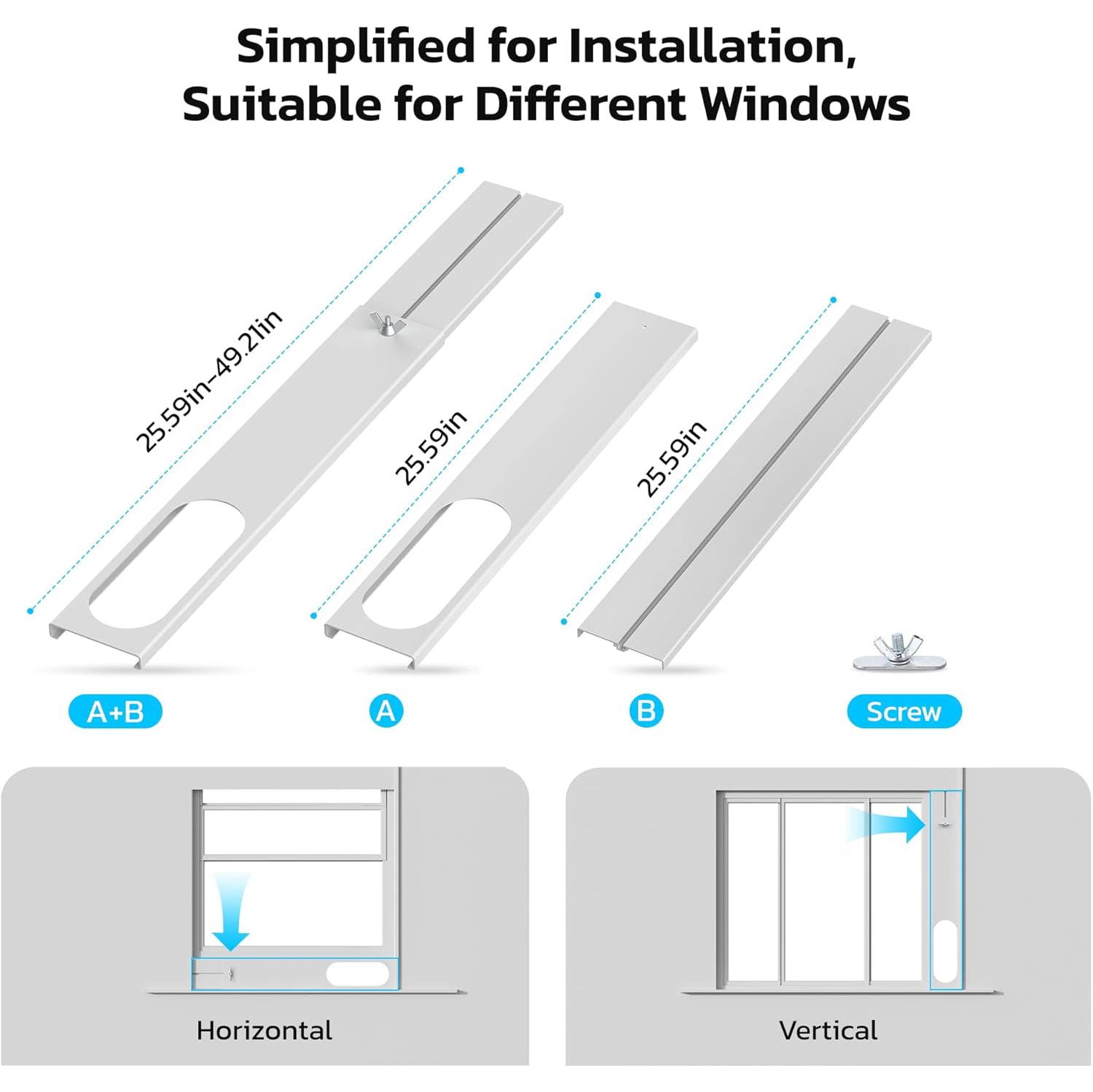 ZAFRO 10,000 BTU Portable Air Conditioners, 4 Modes Portable AC Unit with Fast Cooling/Energy Saving/Remote Control/24Hrs Timer for