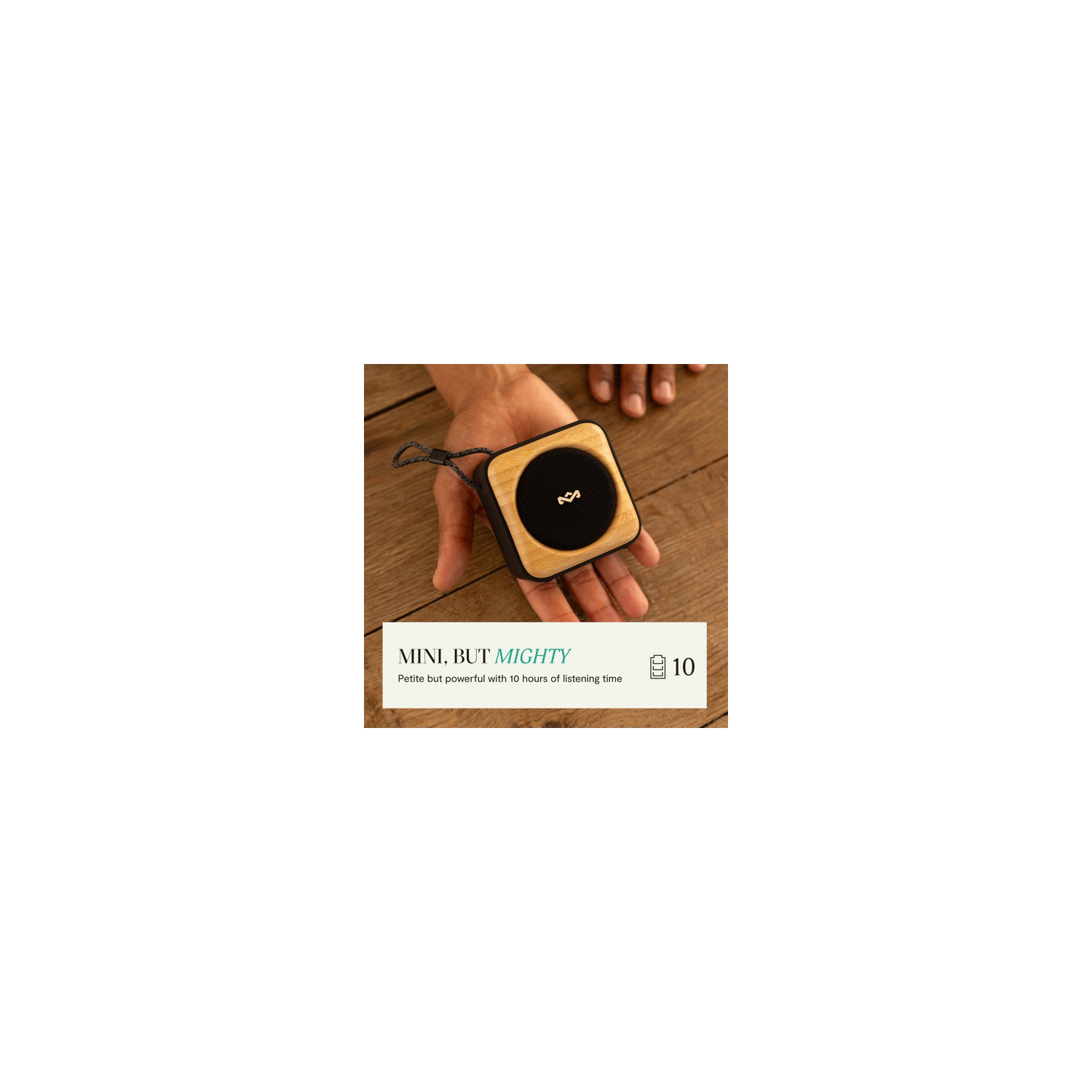House of Marley Roots Bluetooth® Waterproof Speaker - Black