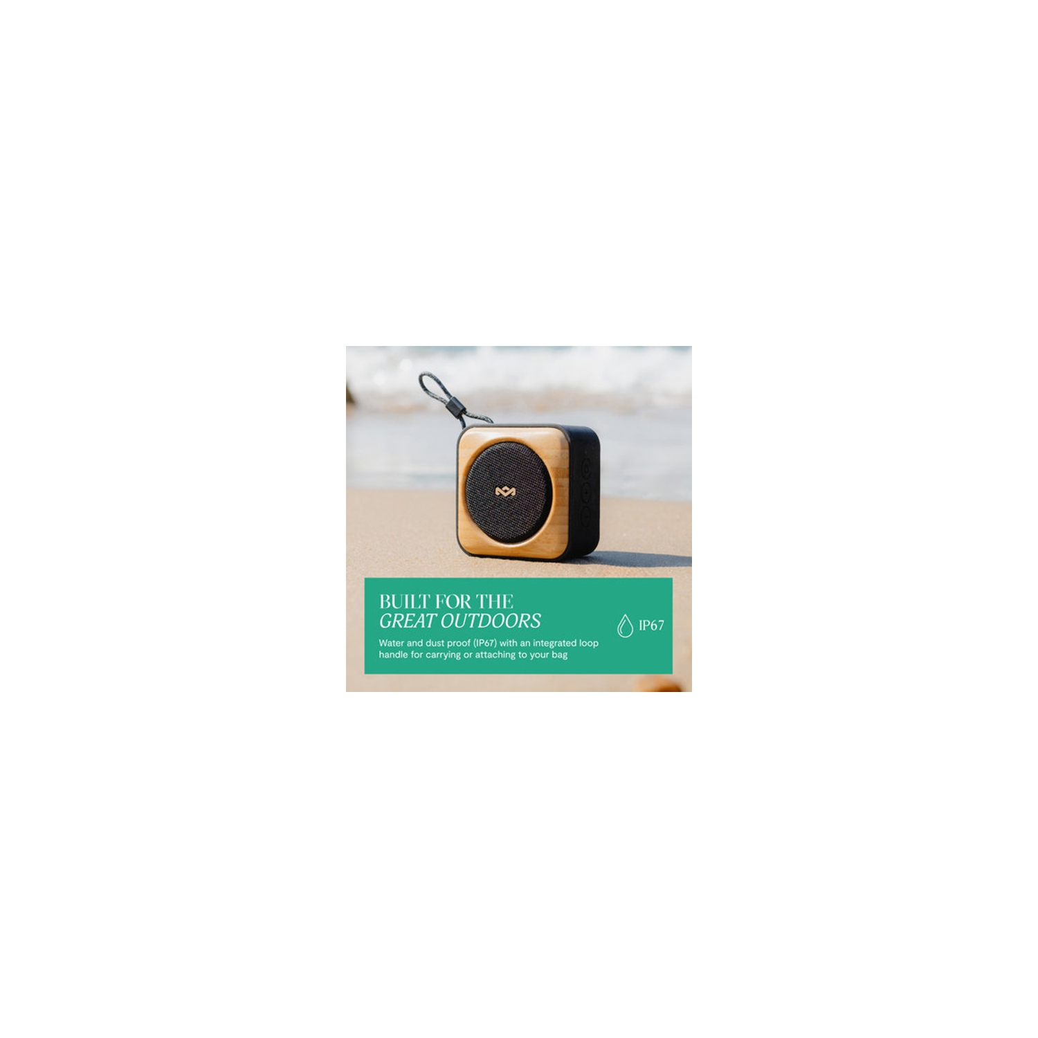 House of Marley Roots Bluetooth® Waterproof Speaker - Black
