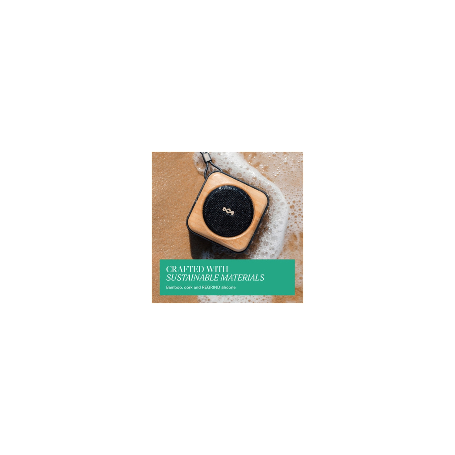 House of Marley Roots Bluetooth® Waterproof Speaker - Black
